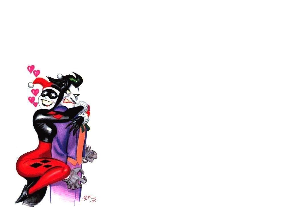 Batman Dc Comics Harley Quinn The Joker Simple Background
