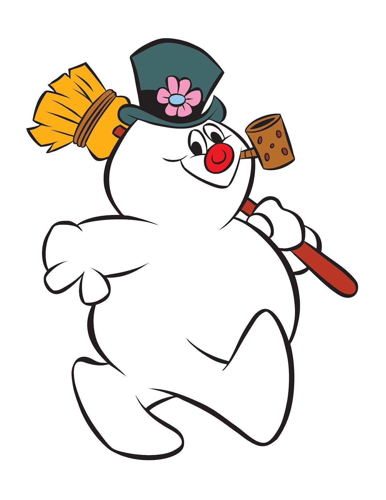 Frosty The Snowman Clipart Group with items