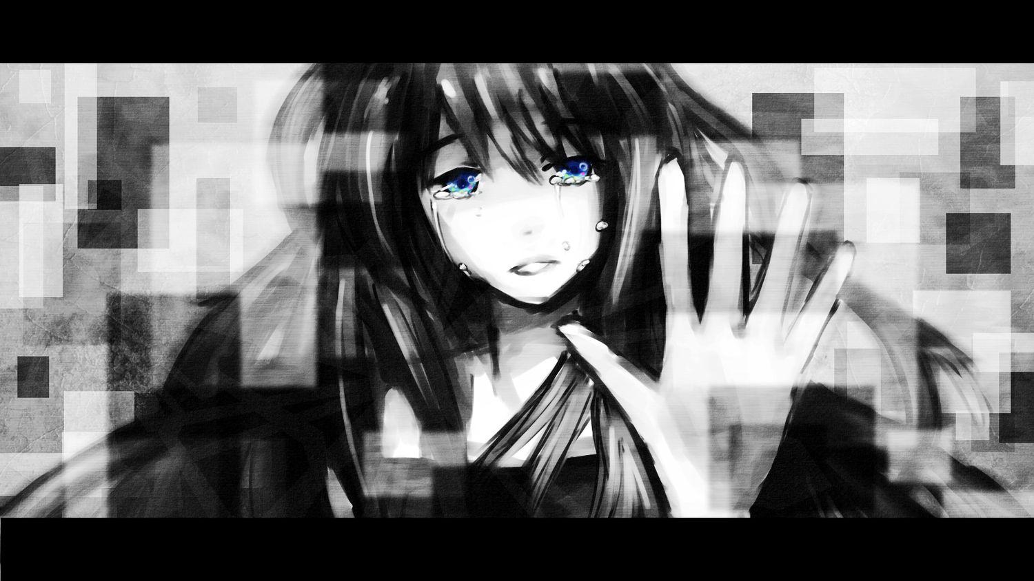 Anime Girl Depressed Wallpaper gambar ke 19