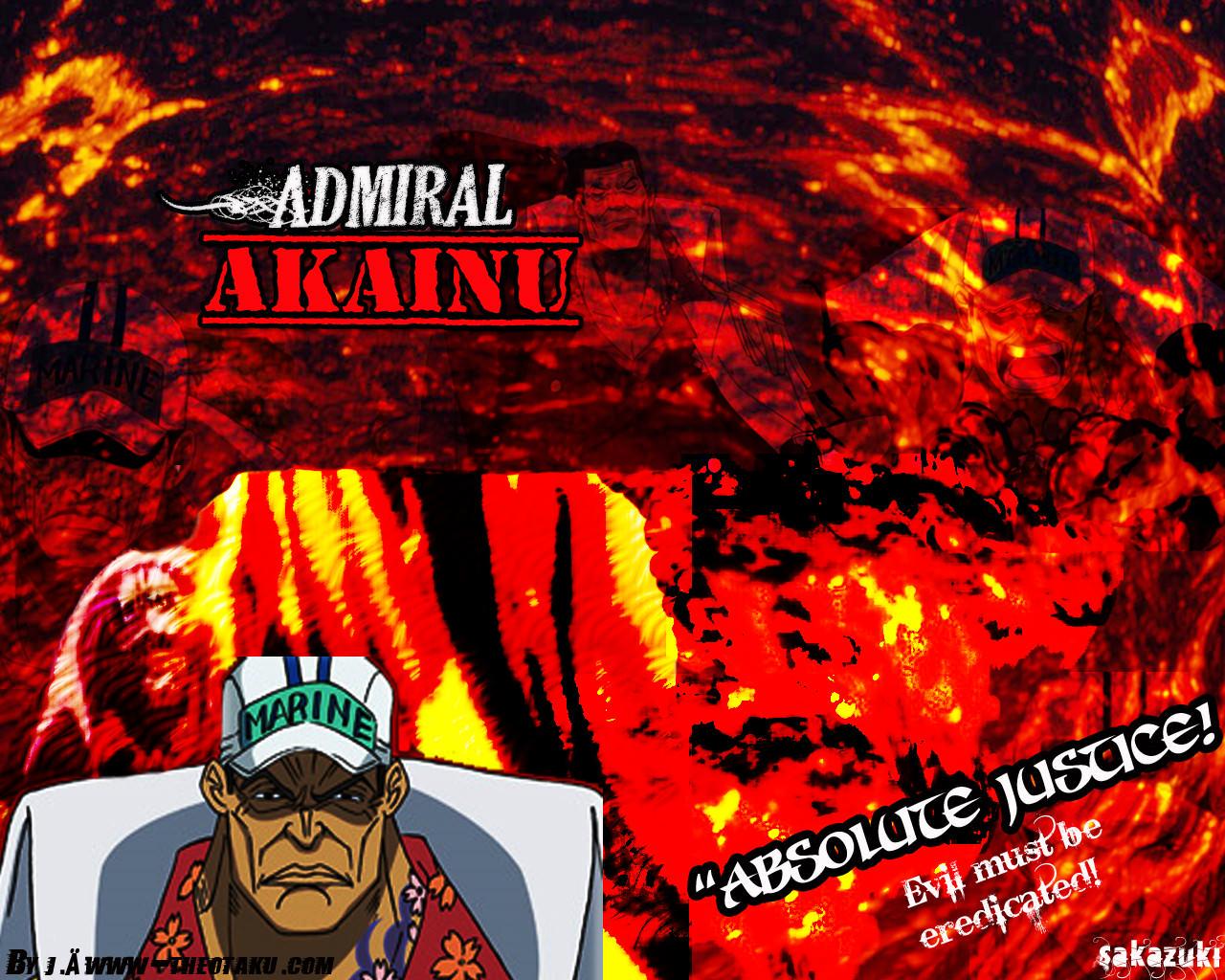Admiral Akainu Justice Wallpaper Piece Anime Wallpaper