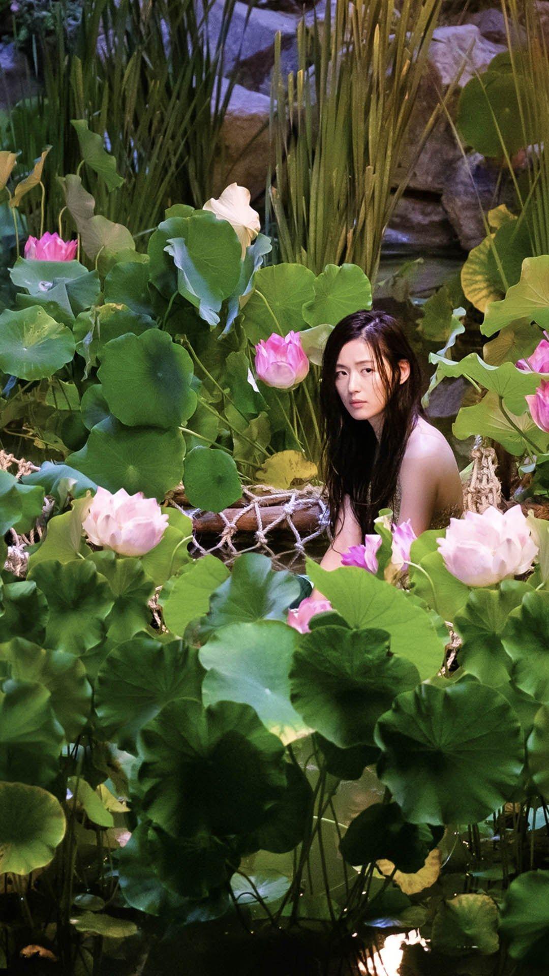 The Lengend Of The Blue Sea Mermaid Beauty Lotus Field #iPhone