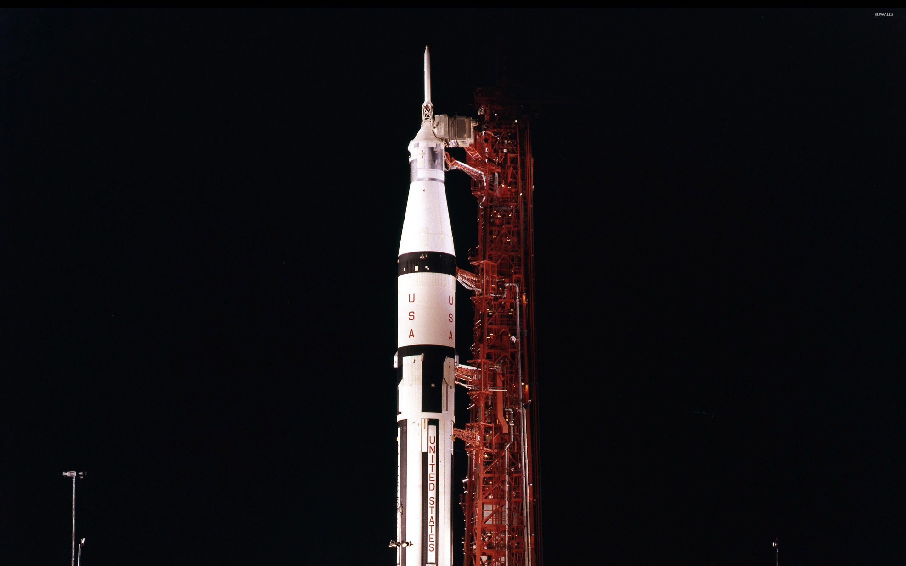 nasa saturn 5 rocket wallpaper