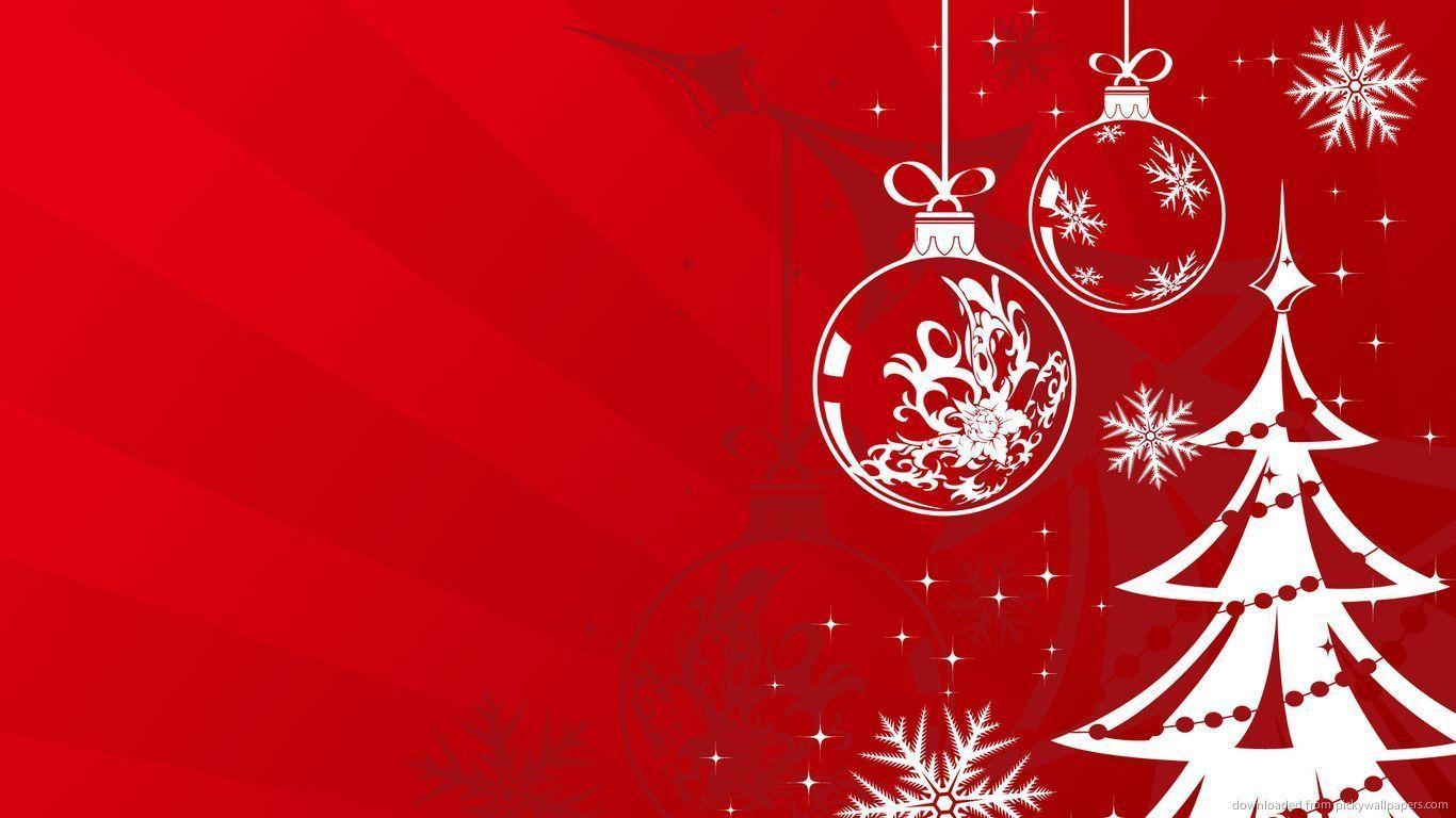 Red and white christmas wallpaper. Wallpaper Wide HD