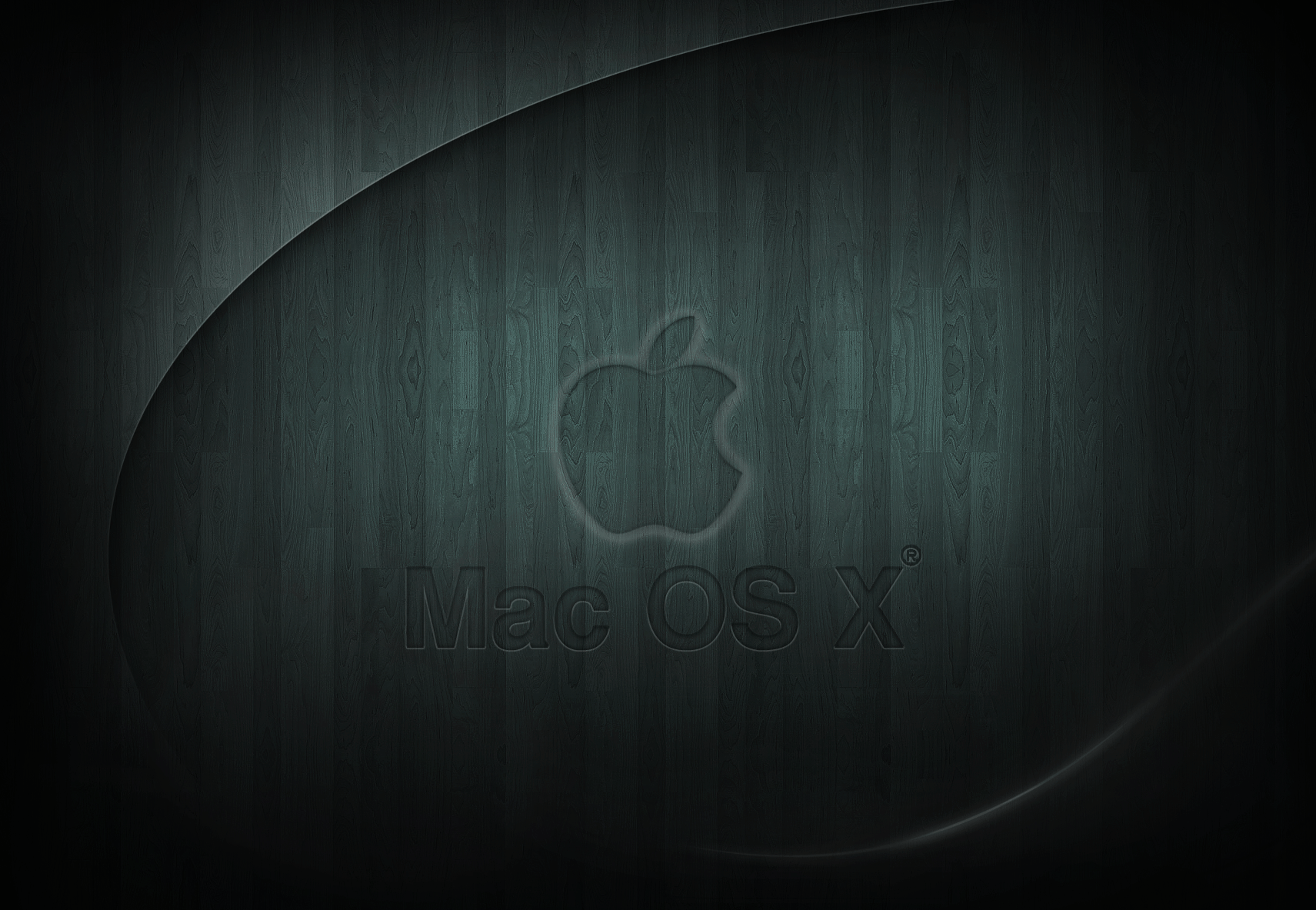 Black Apple Mac OS X Wallpaper