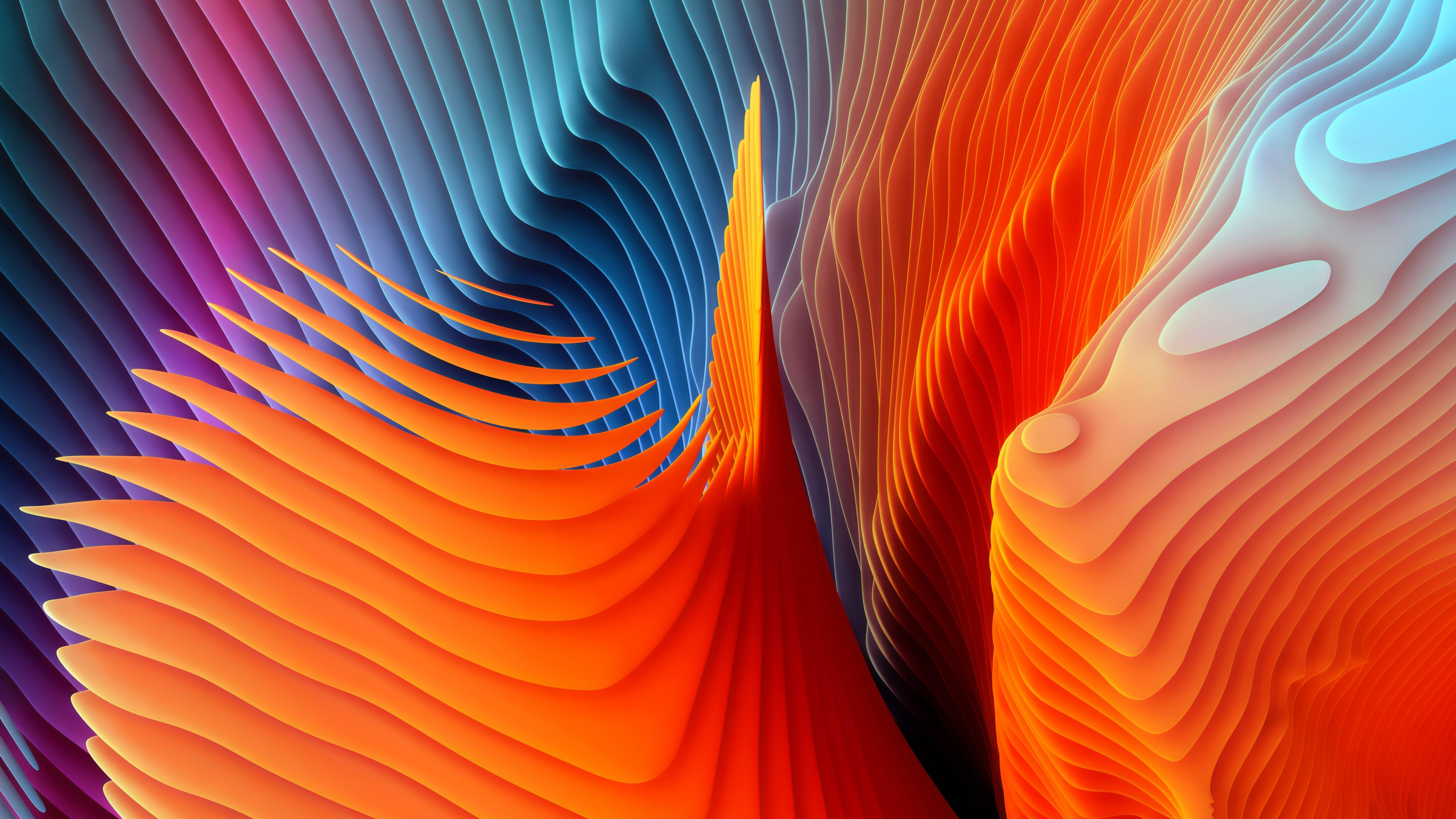 Download New Color Splash & Abstract Shapes Wallpaper from macOS Sierra 10.12.2