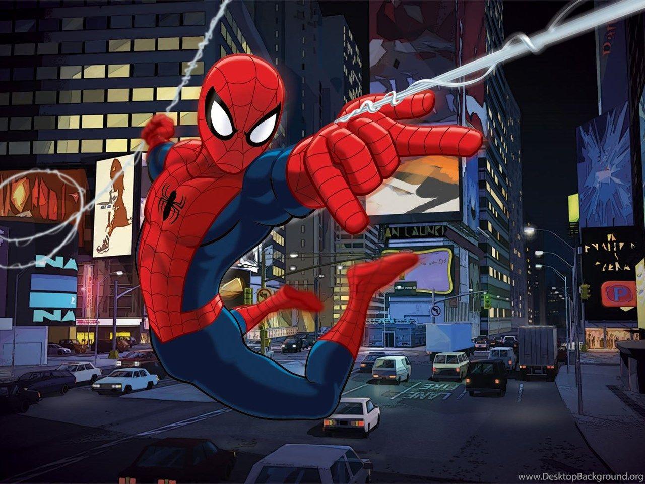 Spiderman Cartoon HD Background Wallpaper 11438 HD Wallpaper Site