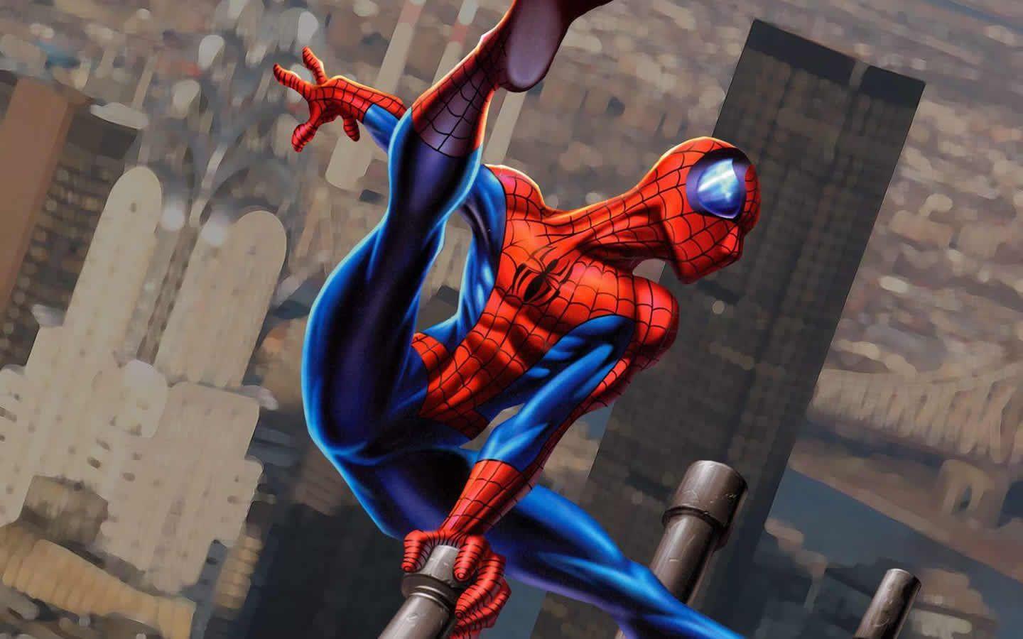 Spiderman Cartoon Wallpaper Group , HD Wallpaper