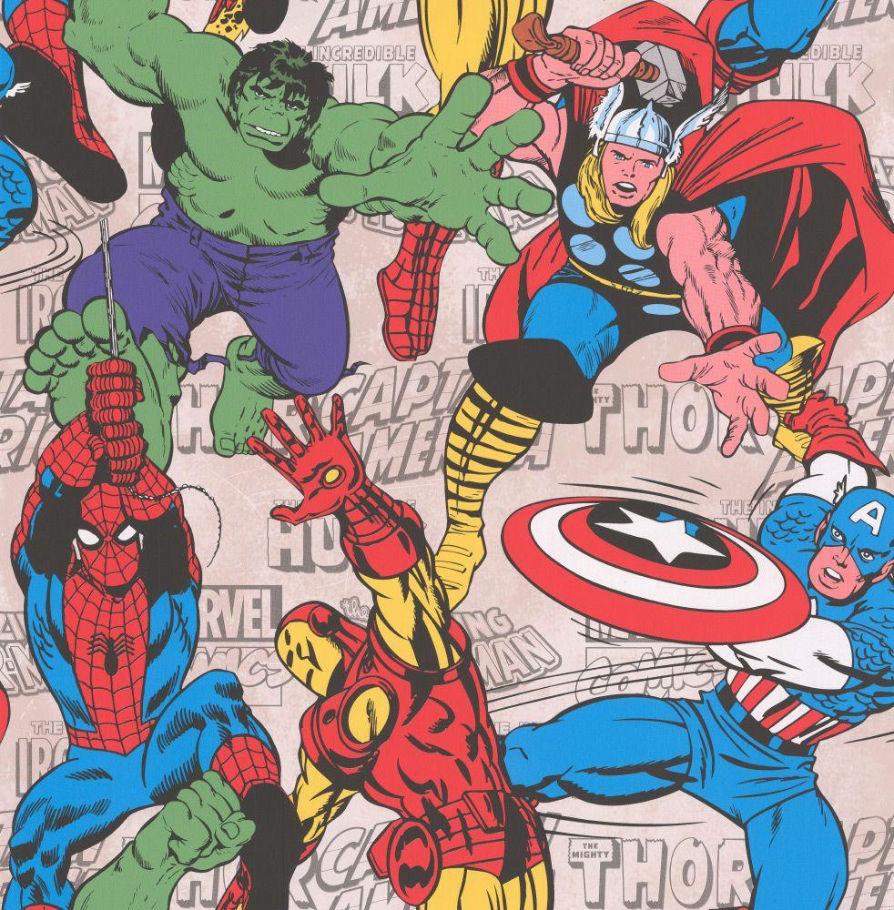 Marvel Superheroes by Kids Home, Wallpaper Direct