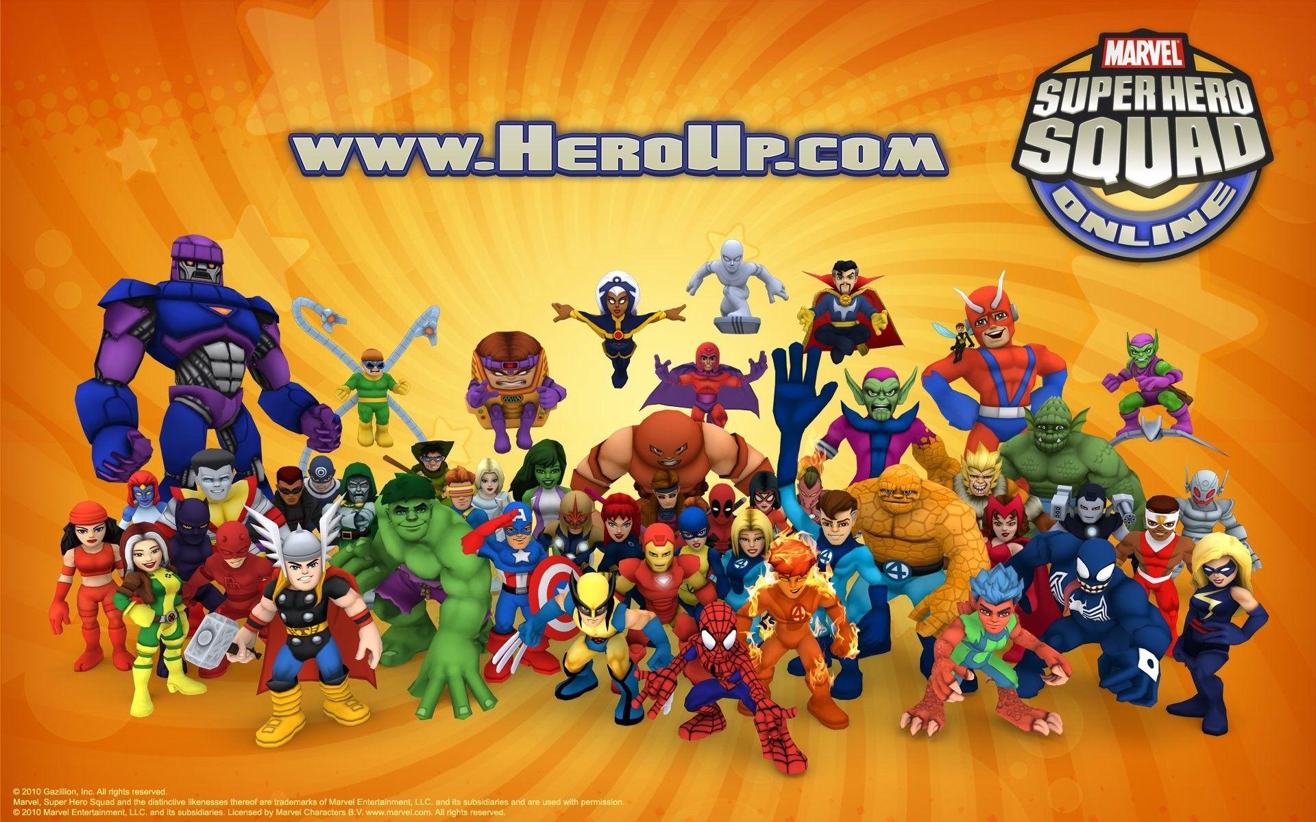 Super Hero Squad Wallpaper background picture