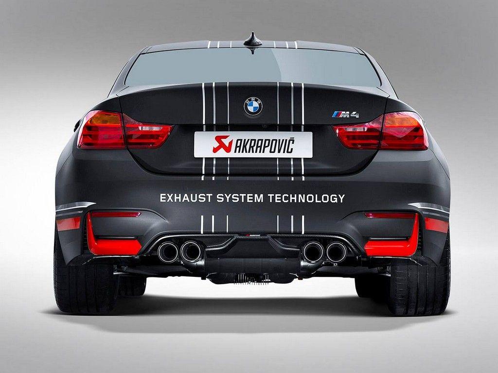 BMW M4 akrapovic exhaust system