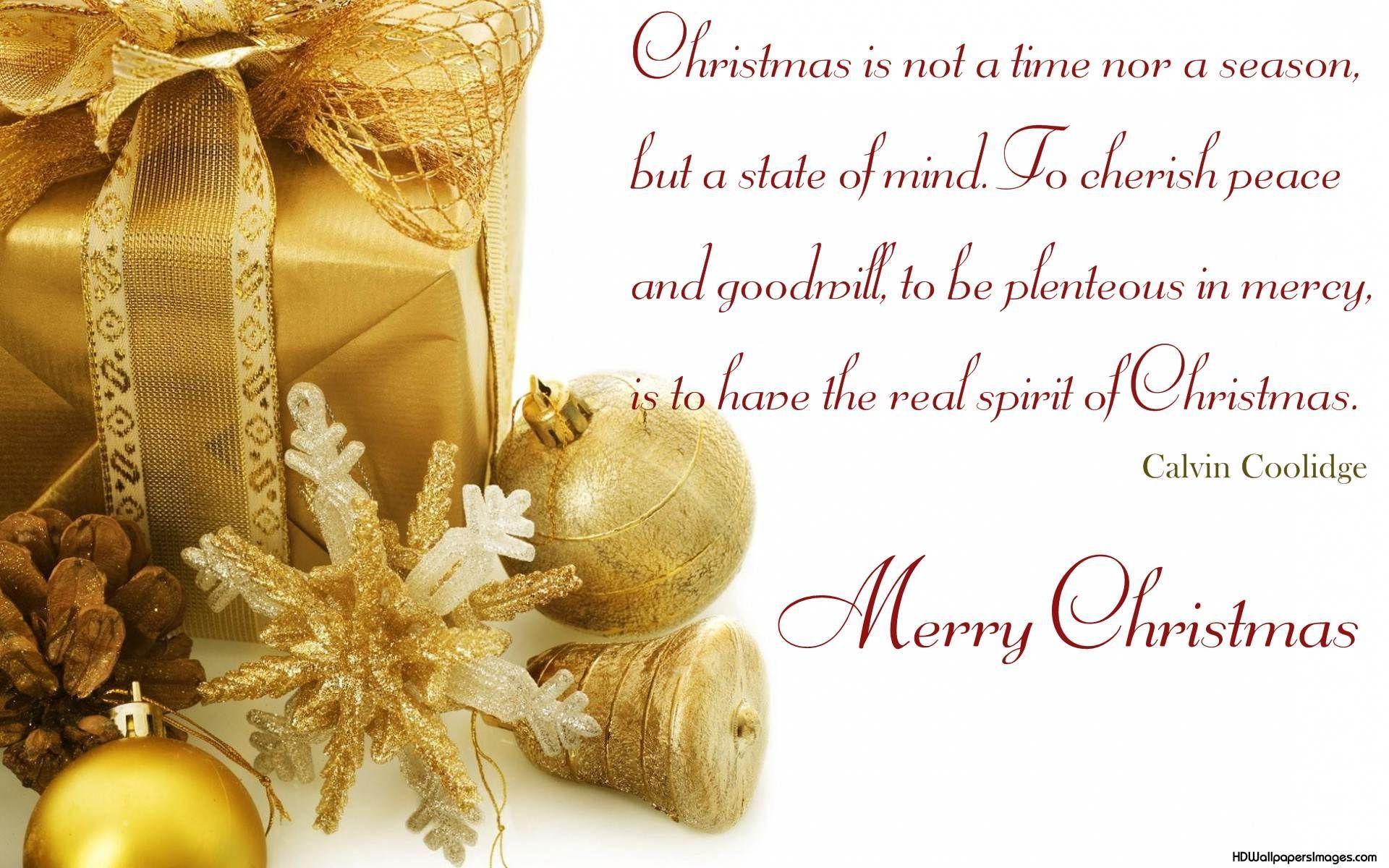 To cherish peace and goodwill the real spirit of christmas. Places