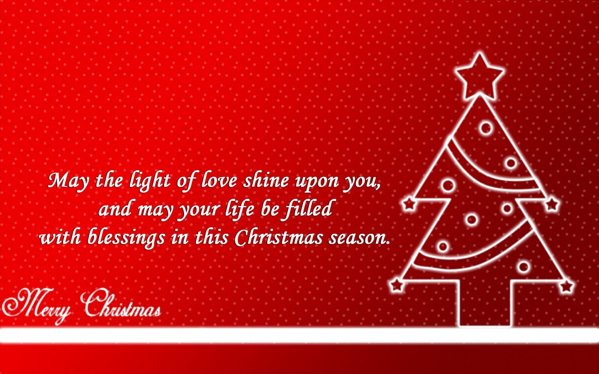 Beautiful Christmas Greeting Quote HD Desktop Wallpaper