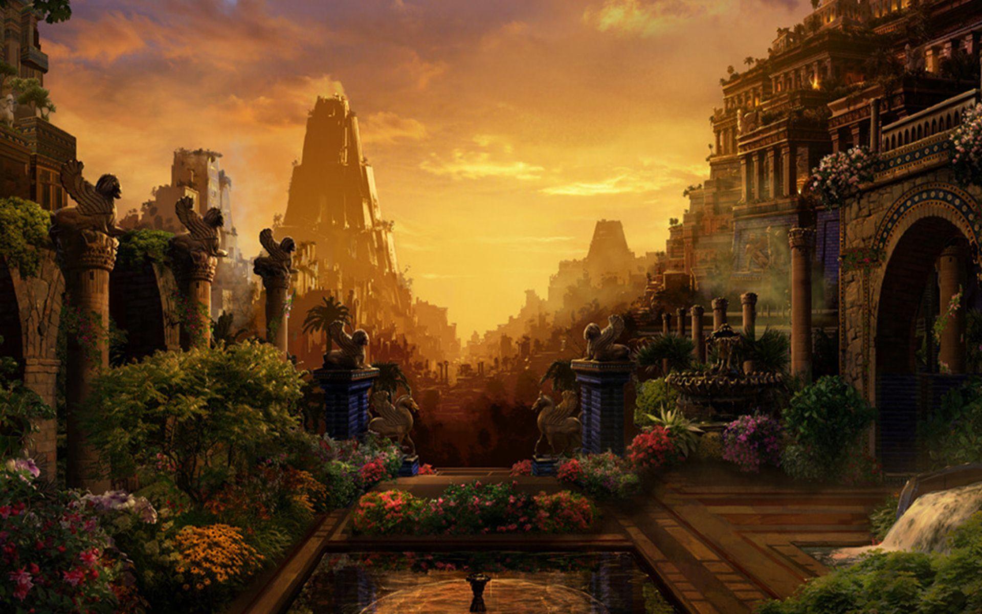 Hanging Gardens Of Babylon Wallpaper