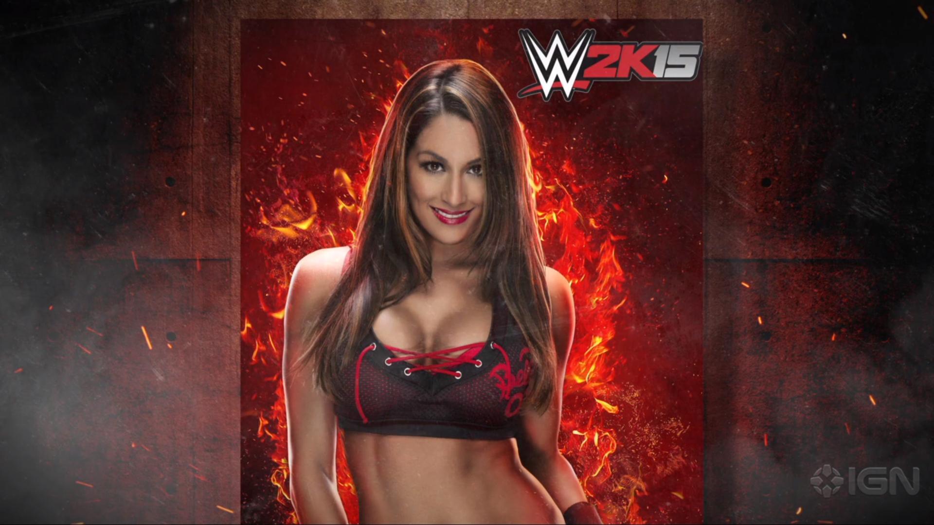 WWE Wrestler Brie Bella Desktop Wallpaper