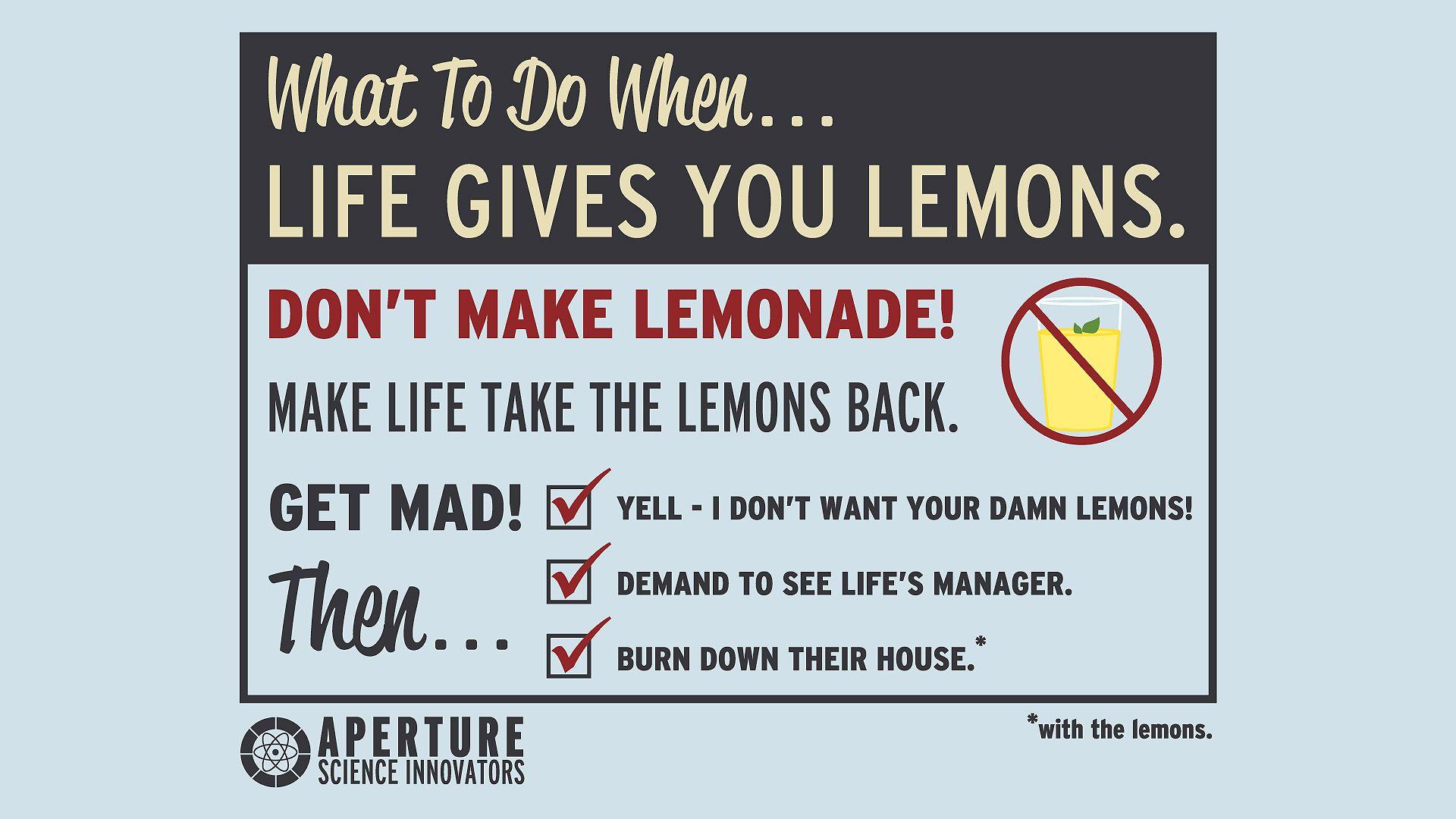 Download the Life Gives You Lemons Wallpaper, Life Gives You Lemons