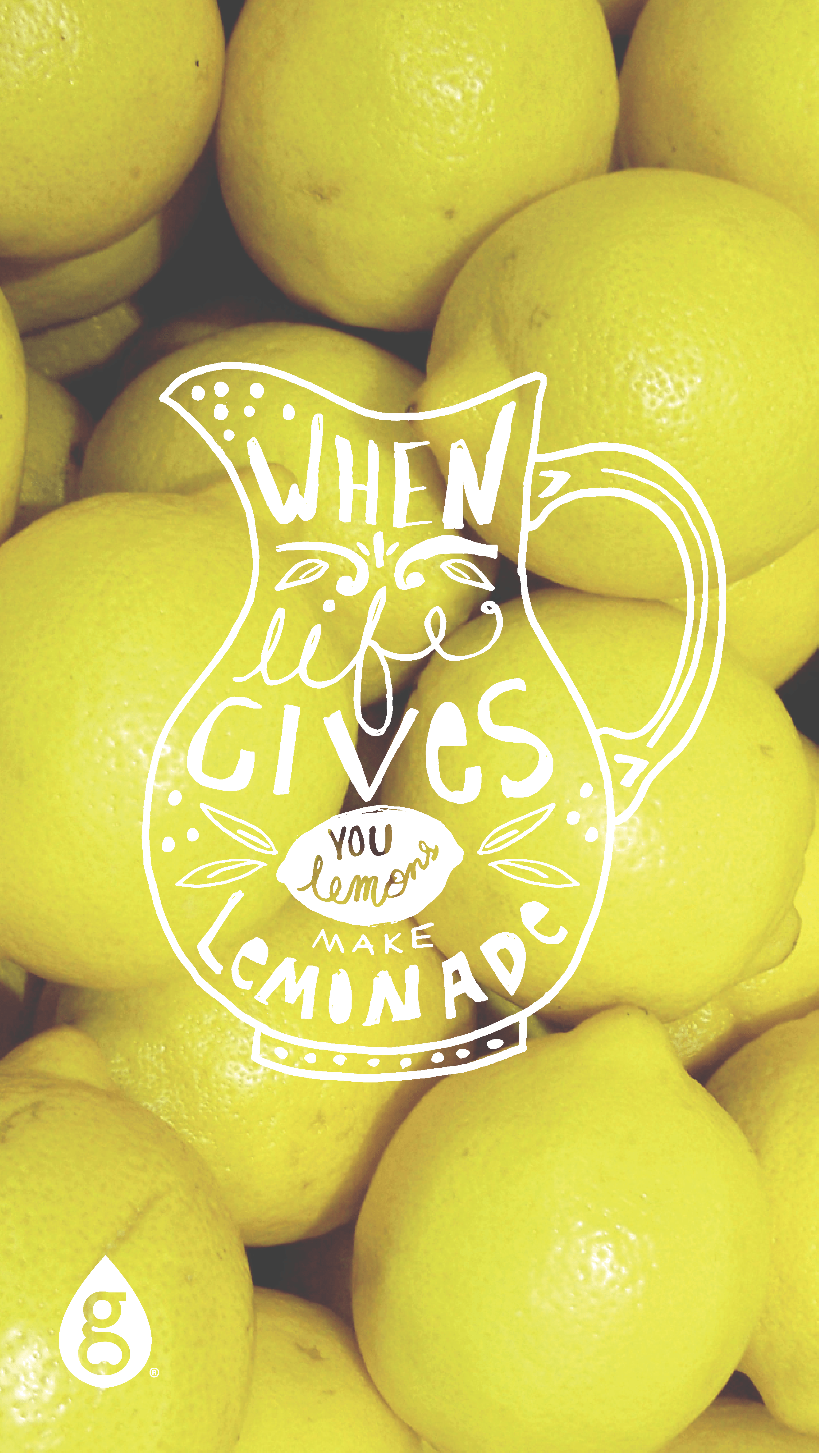 When life gives you lemons, make lemonade. Geneologie. Greek Life