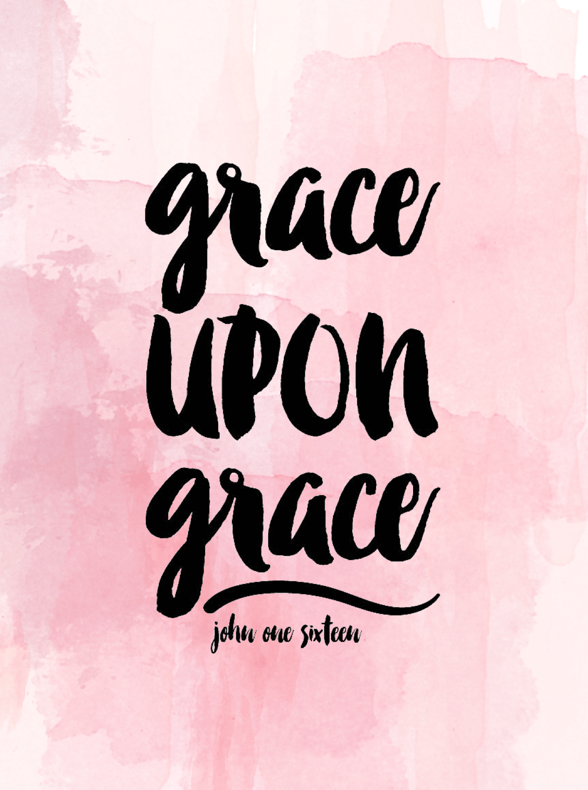 grace upon grace John 1:16 wallpaper. christian wallpaper, bible