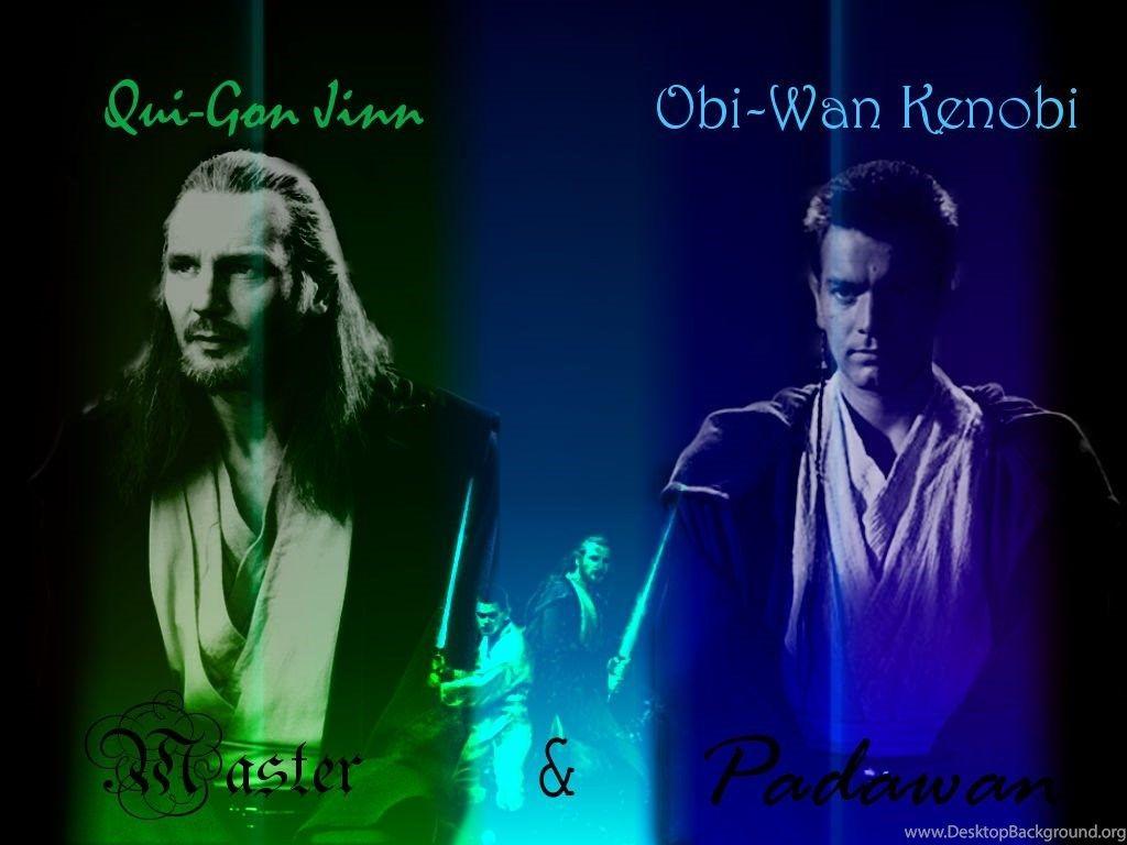 Master & Padawan Qui Gon Jinn And Obi Wan Kenobi Wallpaper. Desktop Background