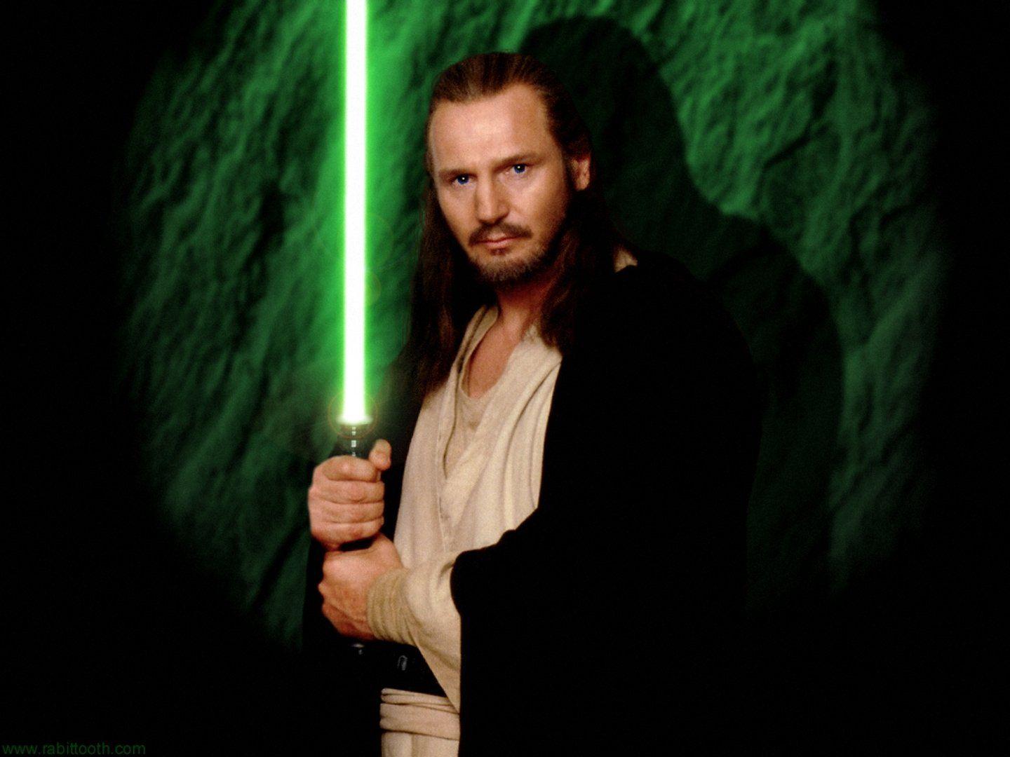 Star Wars men actors Liam Neeson Star Wars: The Phantom Menace Qui