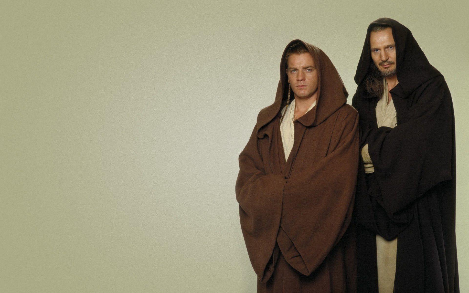 Liam Neeson Ewan Mcgregor Suits Star Wars Qui Gon Jinn Obi Wan