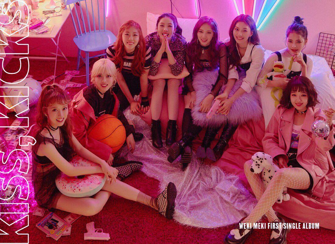 Girl Power K Pop Image Weki Meki 'Kiss, Kicks' Teaser HD Fond D