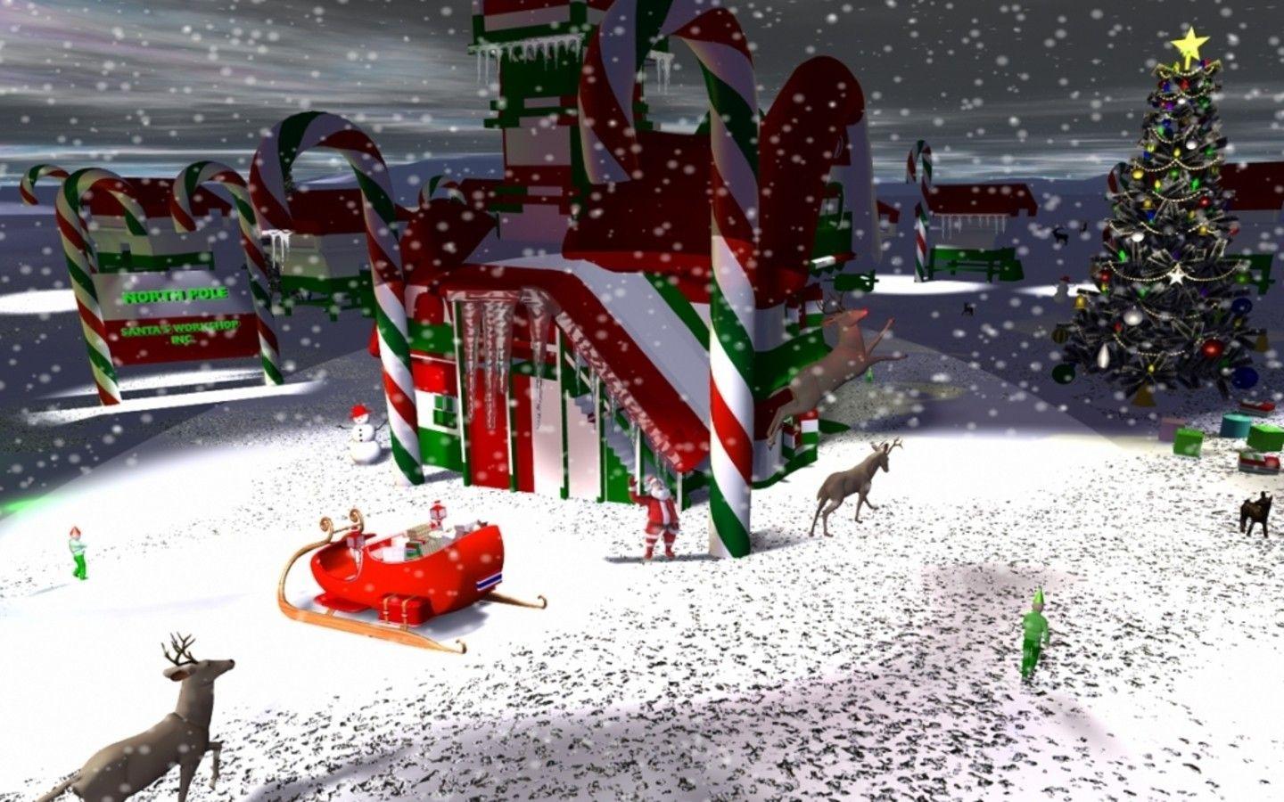 Northpole Christmas Wallpaper [HD]. Wallpaper High Definition