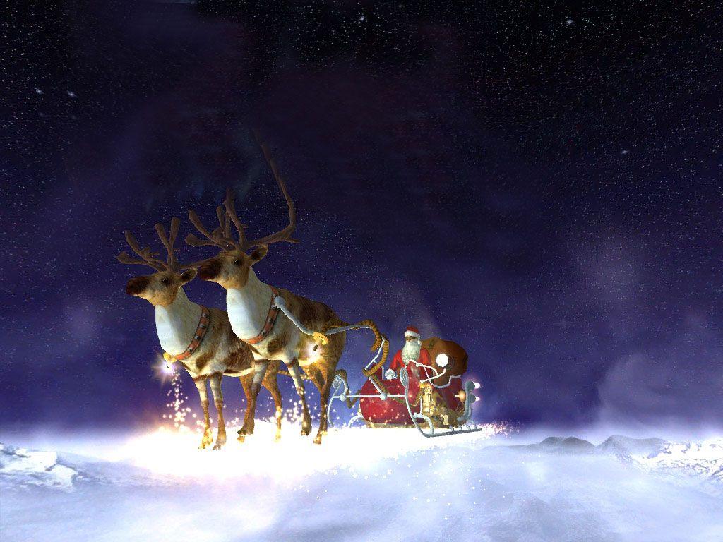 Santa's Flight 3D screensaver: a breathtaking flight in a reactive