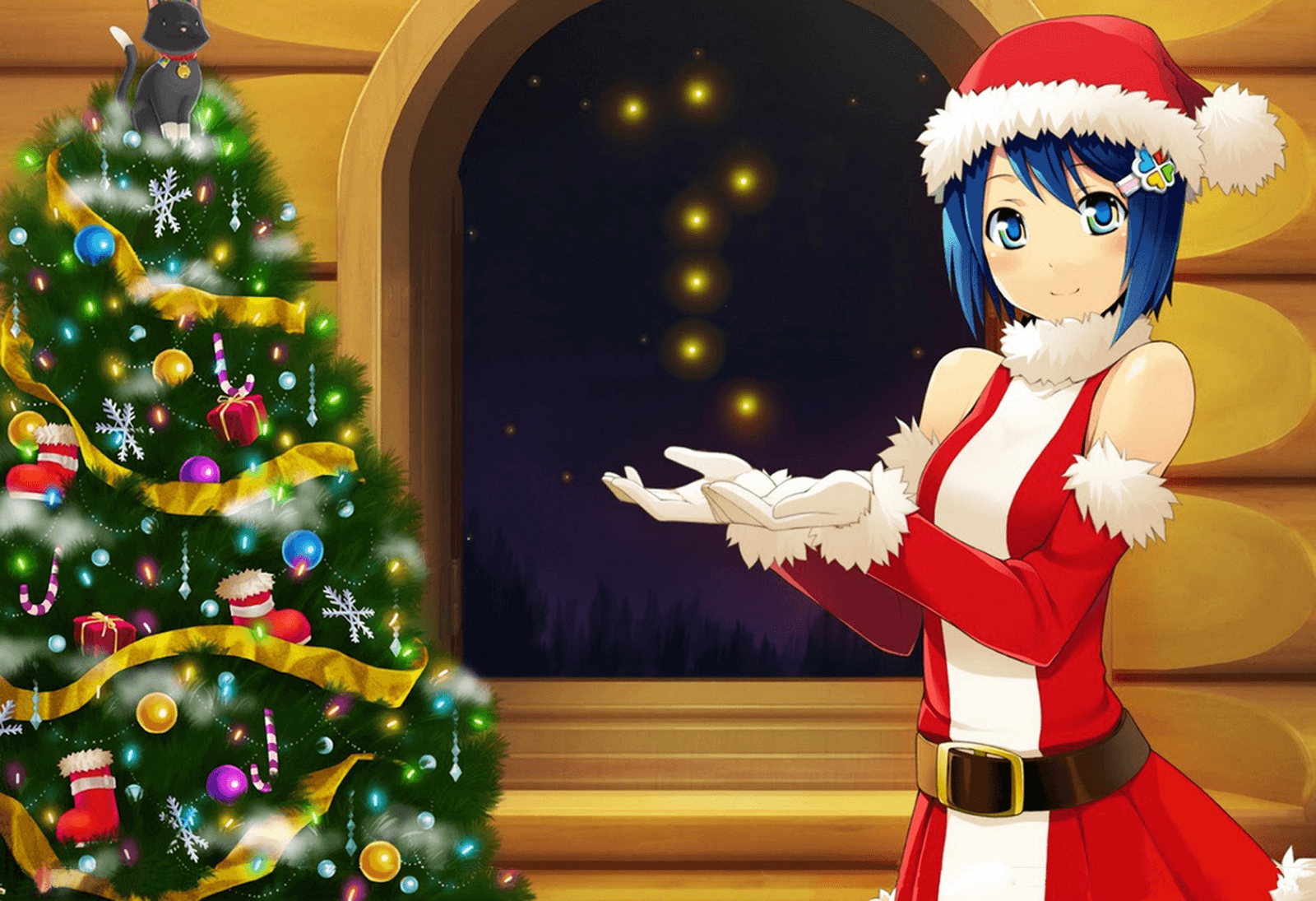 Barrichan: Christmas Holiday Anime Background [3 of 4]