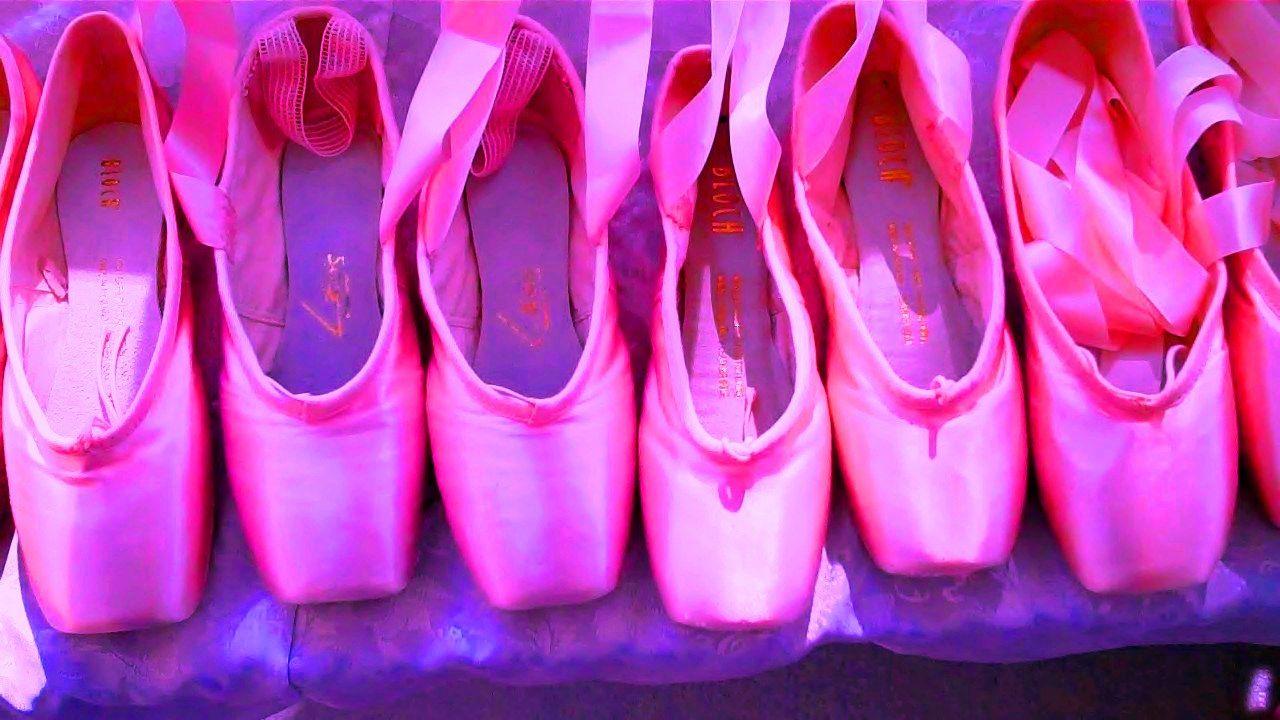 Picture of Pink Ballet Shoes Wallpaper