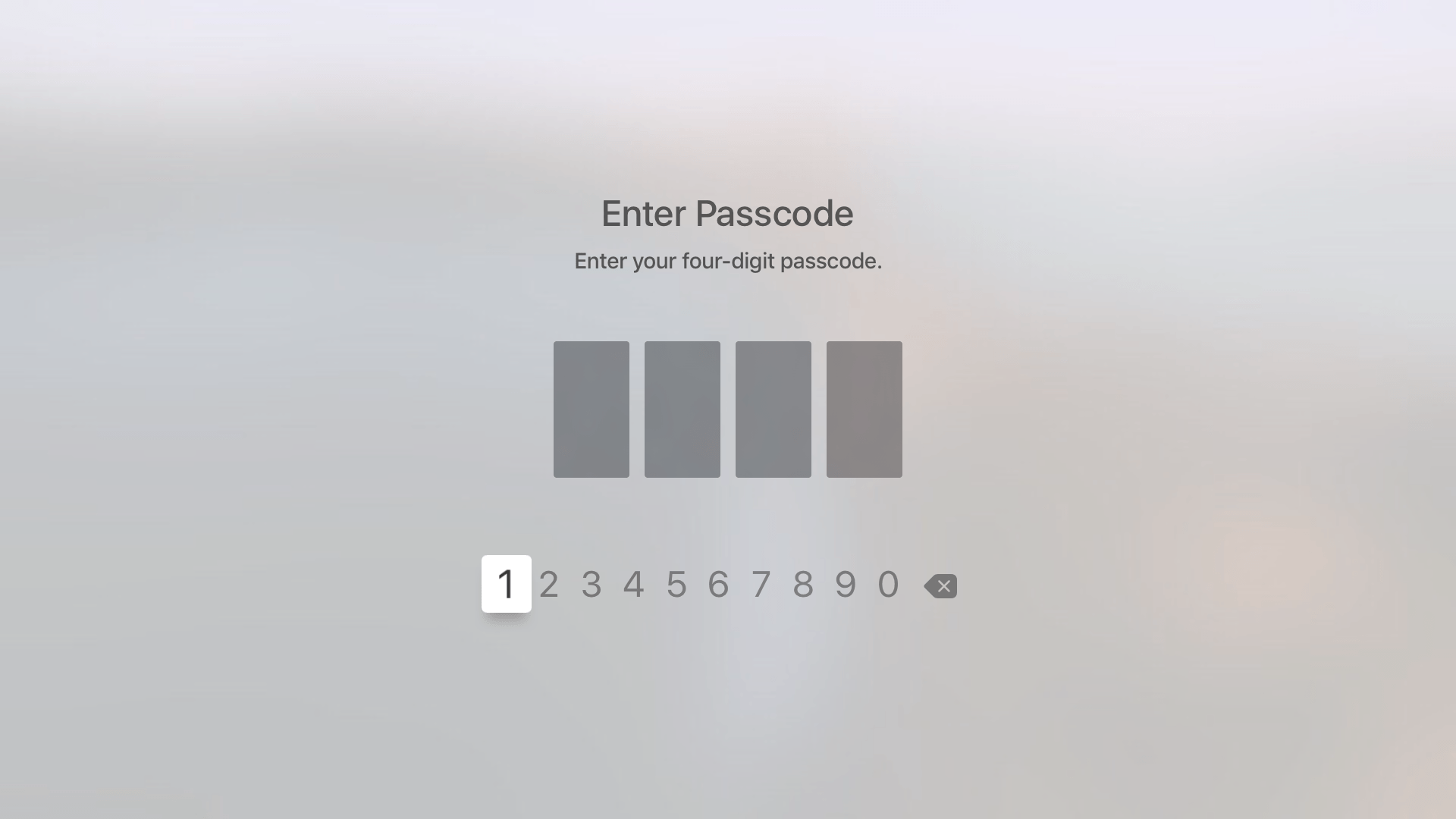 How To Use A 4 Digit Passcode For Purchases On Apple TV