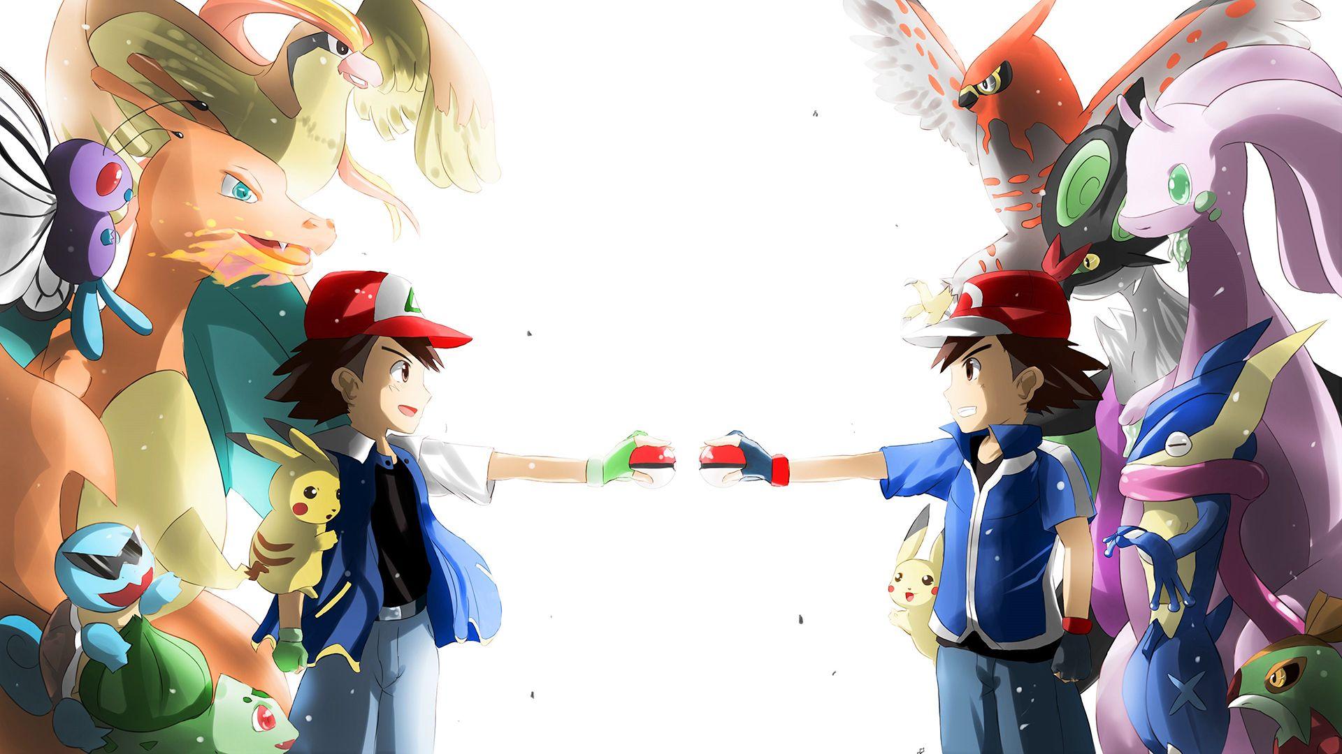 Original Ash vs. Kalos Ash. Pokémon