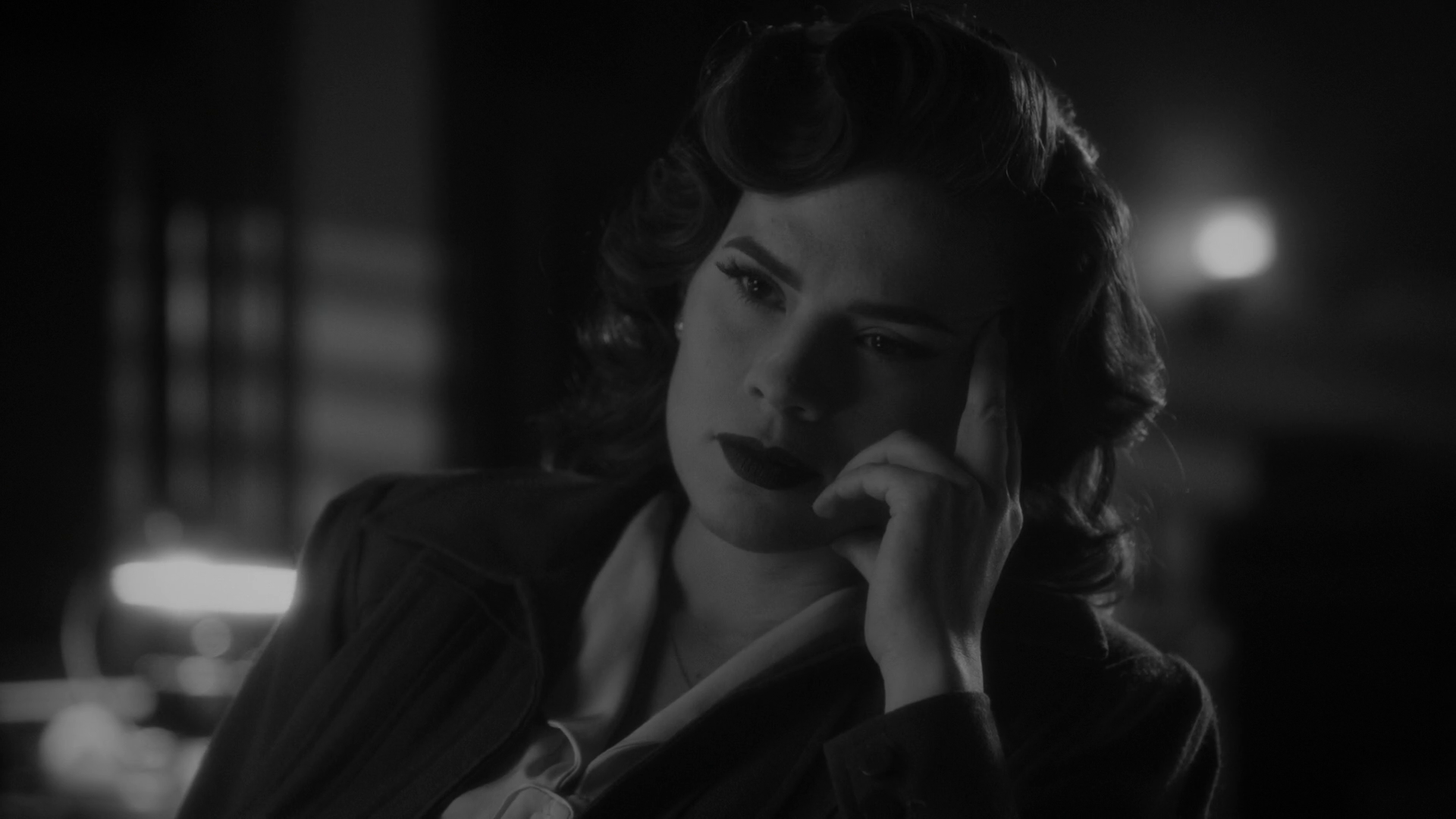 Black & White Peggy Carter (2x09).png. Marvel Cinematic