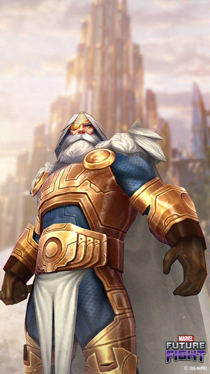 Marvel Future Fight Odin's Beard! Check out these Thor inspired wallpaper for your phone, tablet, or computer. #MARVELFutureFight