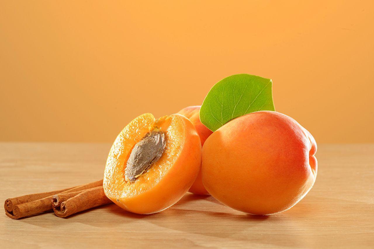 Wallpaper Apricot Cinnamon Food Closeup Colored background