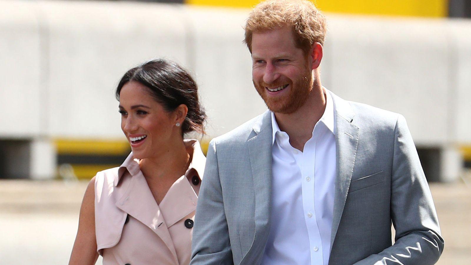 Harry and Meghan visit Nelson Mandela exhibition at London's