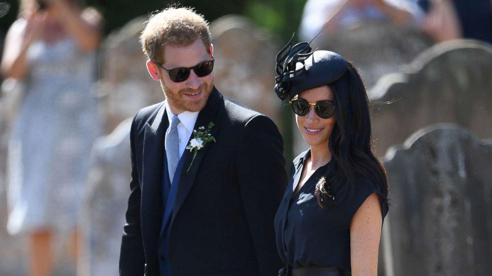 Prince Harry, Duchess Meghan attend his childhood friend's wedding