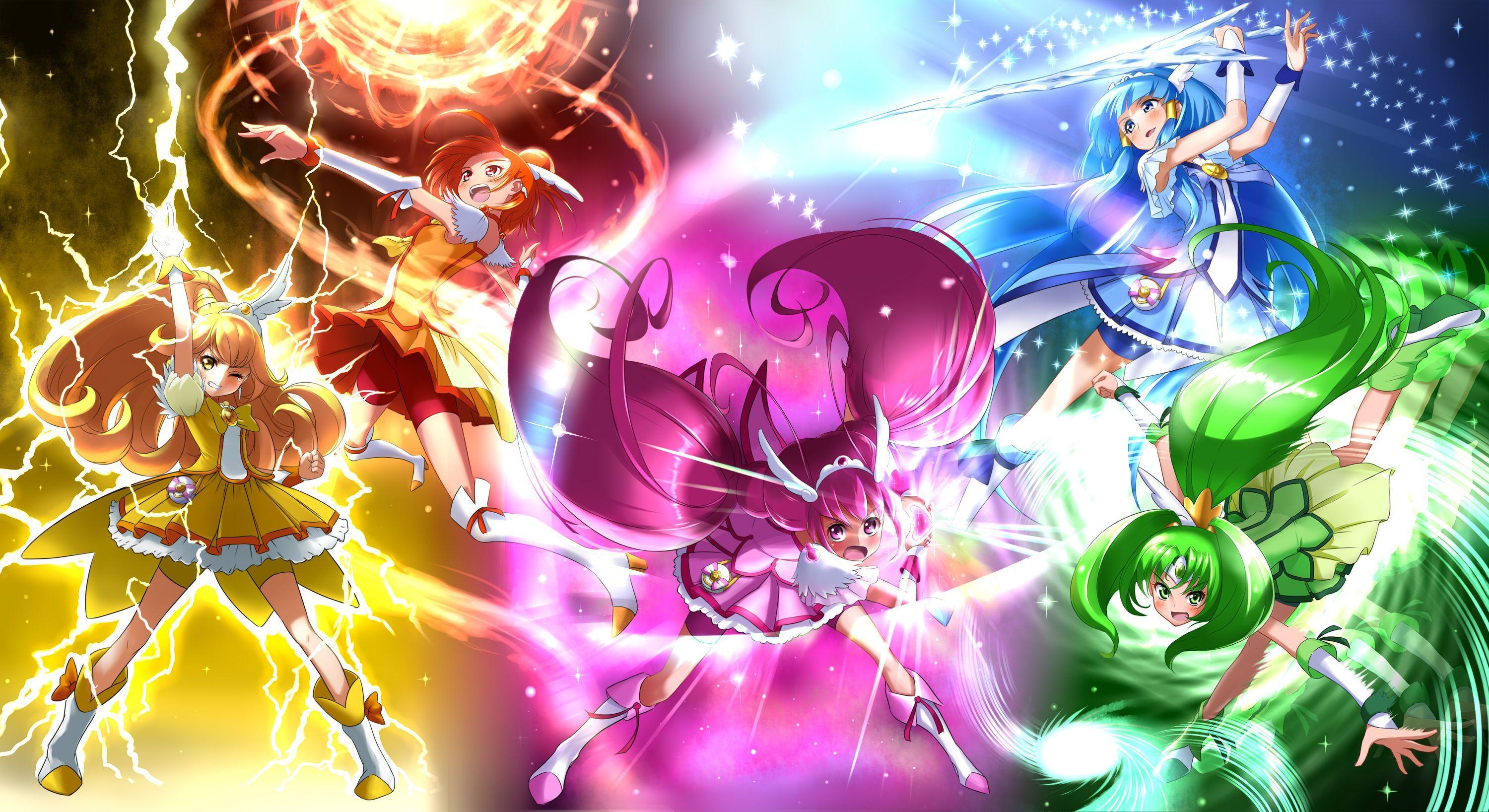 Glitter Force Doki Wallpapers Wallpaper Cave.