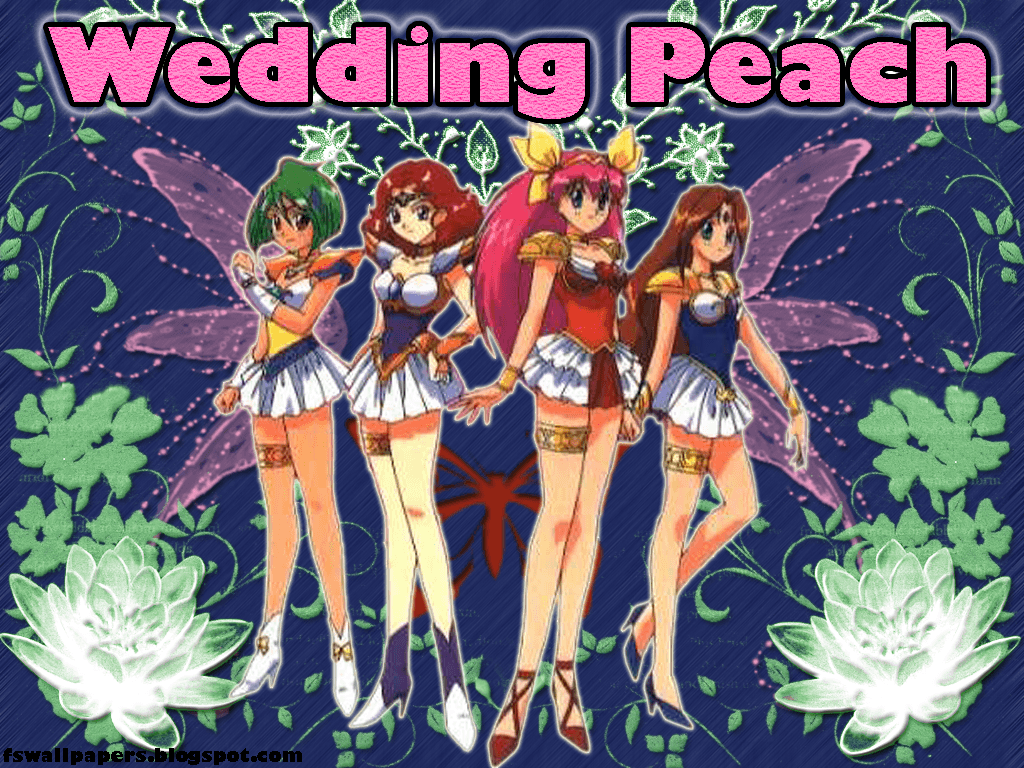 Wallpaper wedding peach.png. Magical Girl Mahou Shoujo