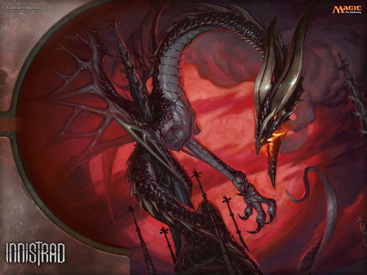 Wallpaper of the Week: Balefire Dragon. MAGIC: THE GATHERING