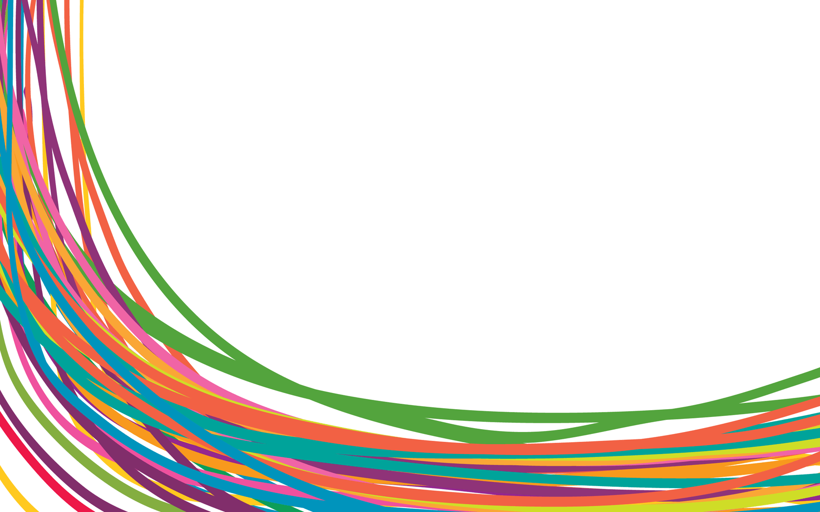 Vector Colorful Curves WallPaper HD