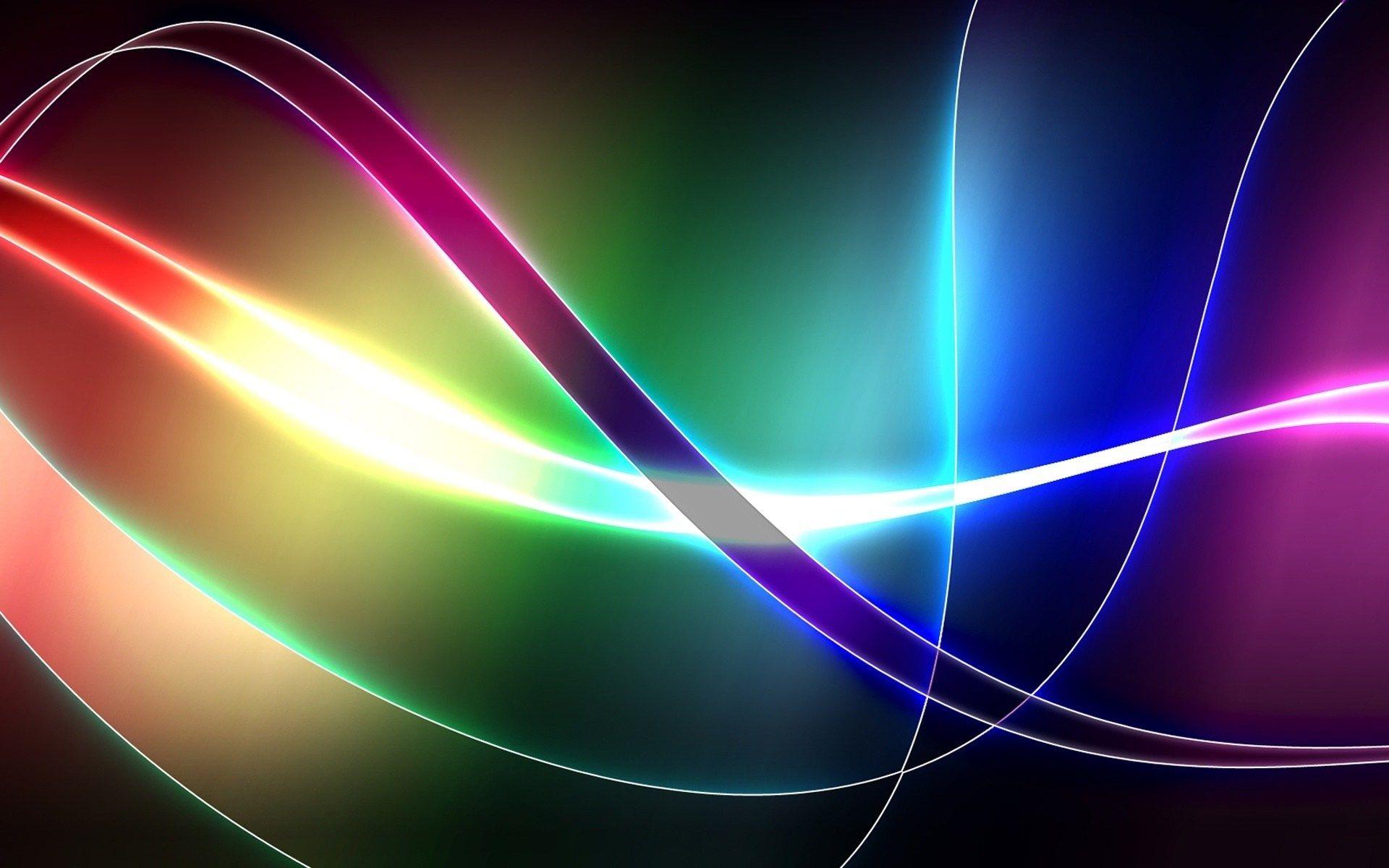 HD Colorful Curves Wallpaper