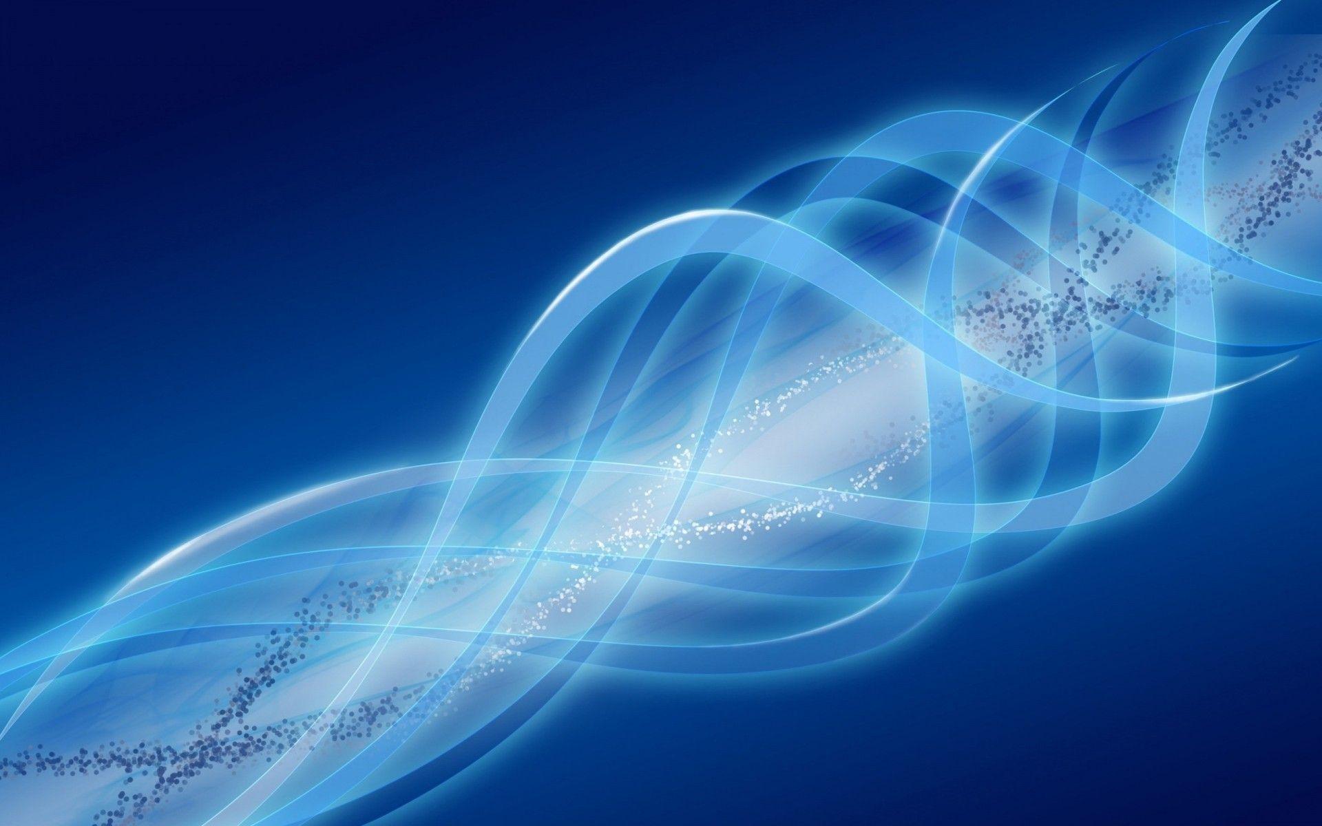 Blue Abstract Curves. Android wallpaper for free