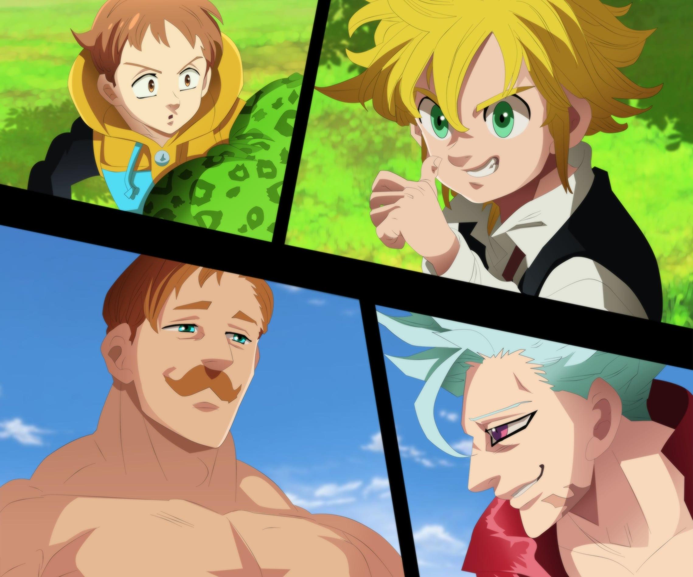 Wallpaper Anime, The Seven Deadly Sins, Ban, Escanor, King Desktop