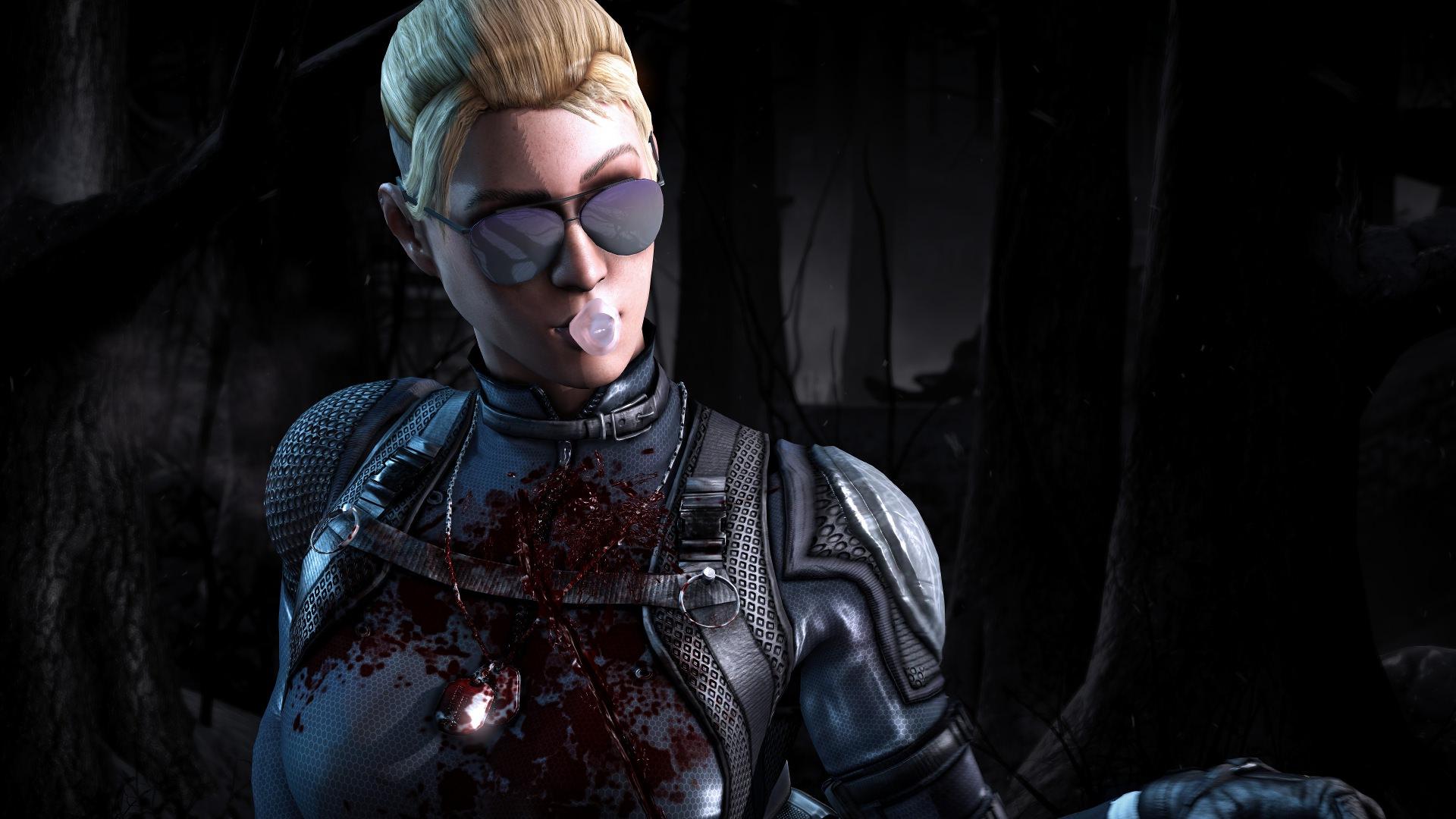 Cassie Cage MKX Chewing Gum Wallpapers.