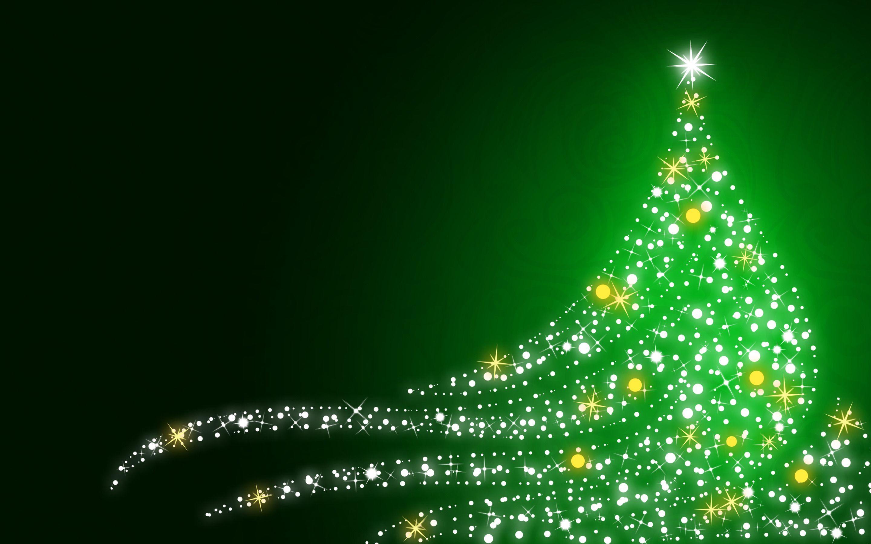 Group of Green Christmas Background Wallpaper High Quality