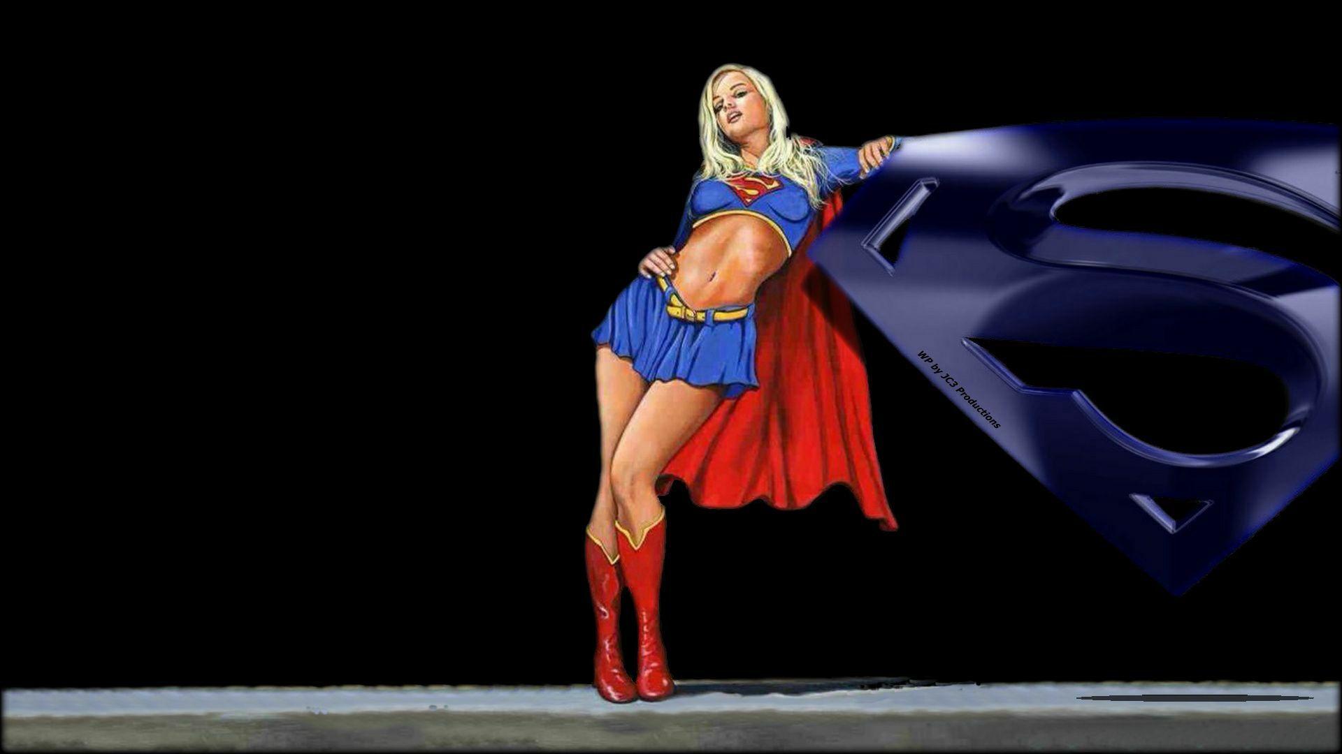 DC Comics afbeeldingen Supergirl achtergrond Just Chillin HD