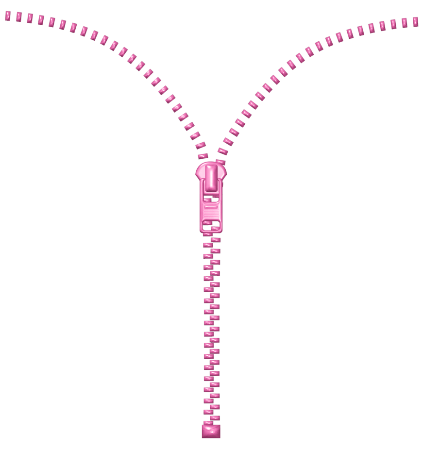 Pink Zip Decoration PNG Clipart Picture
