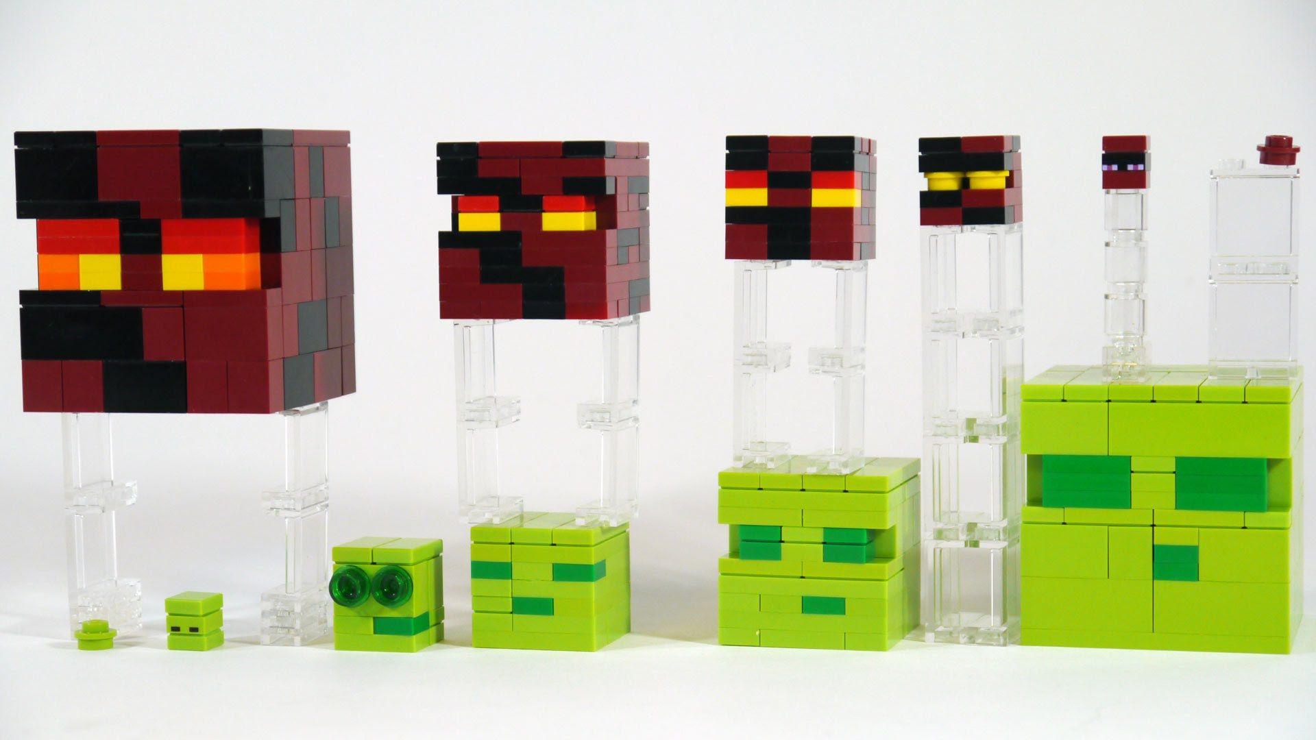 Instructions on how to make slimes & magma cubes from Minecraft out