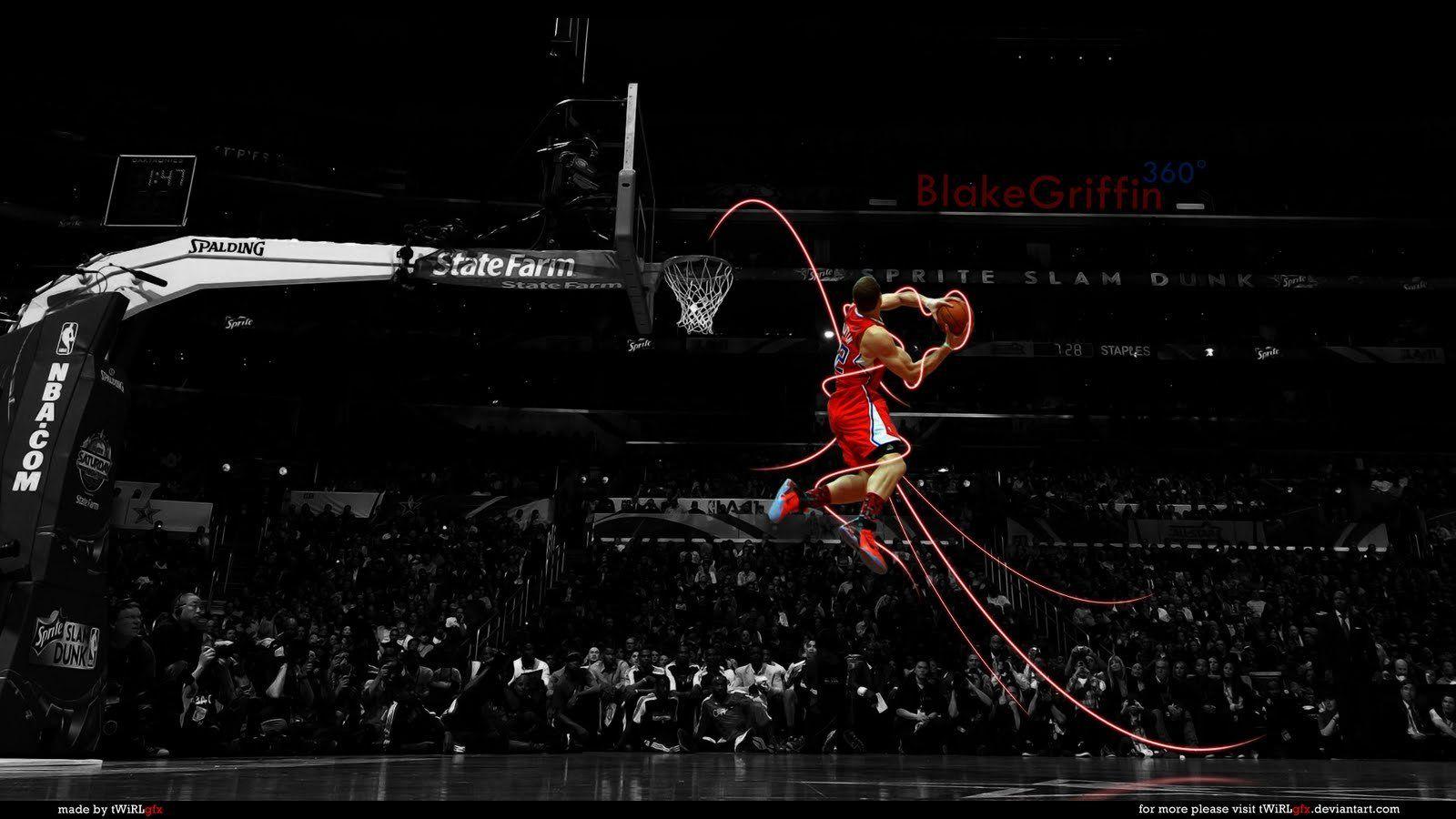 Blake Griffin Dunk NBA All Star Wallpaper. World Photography