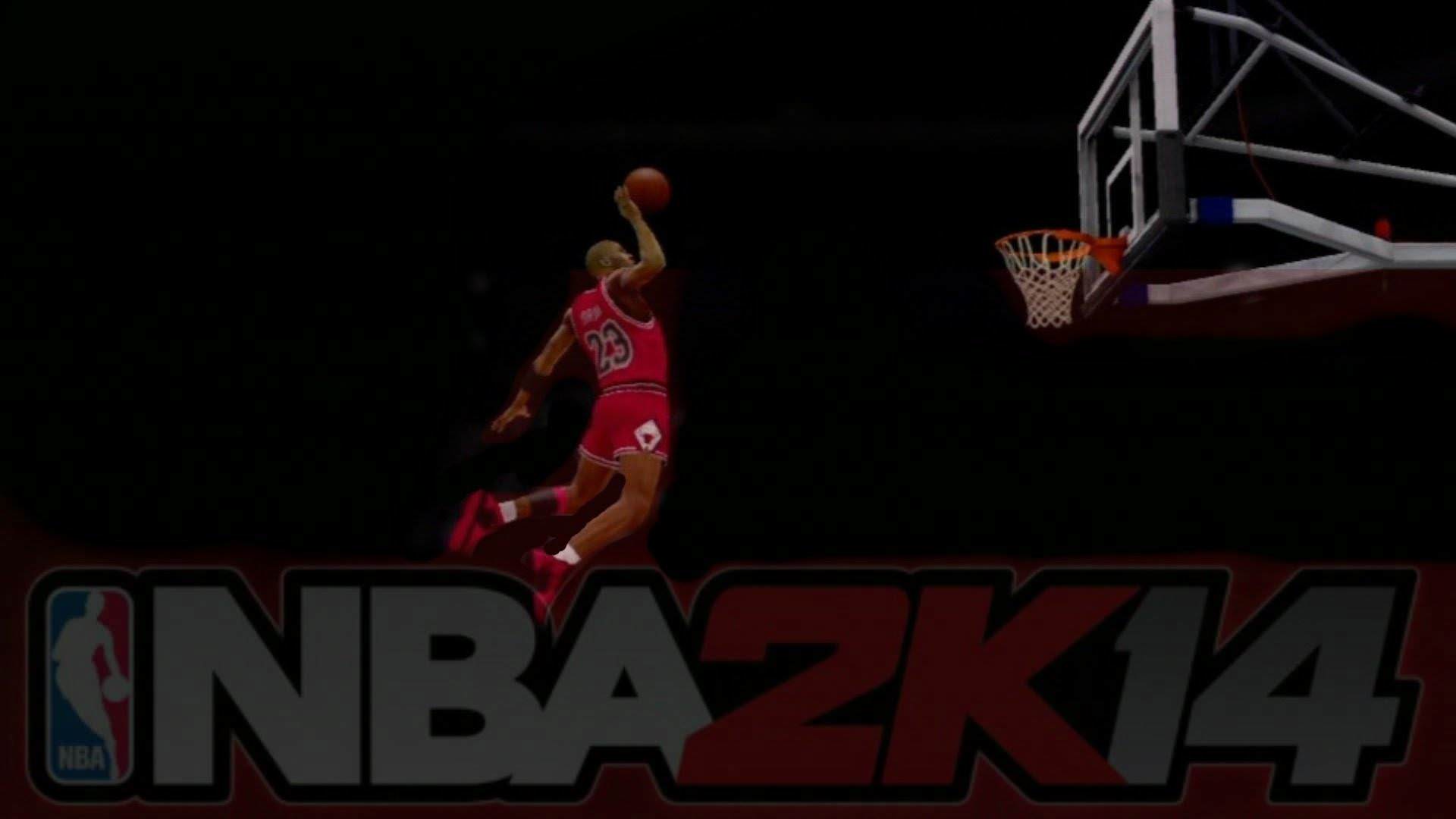 NBA 2K14 Michael Jordan Can Fly, I Believe I Can Fly MJ NBA Dunk